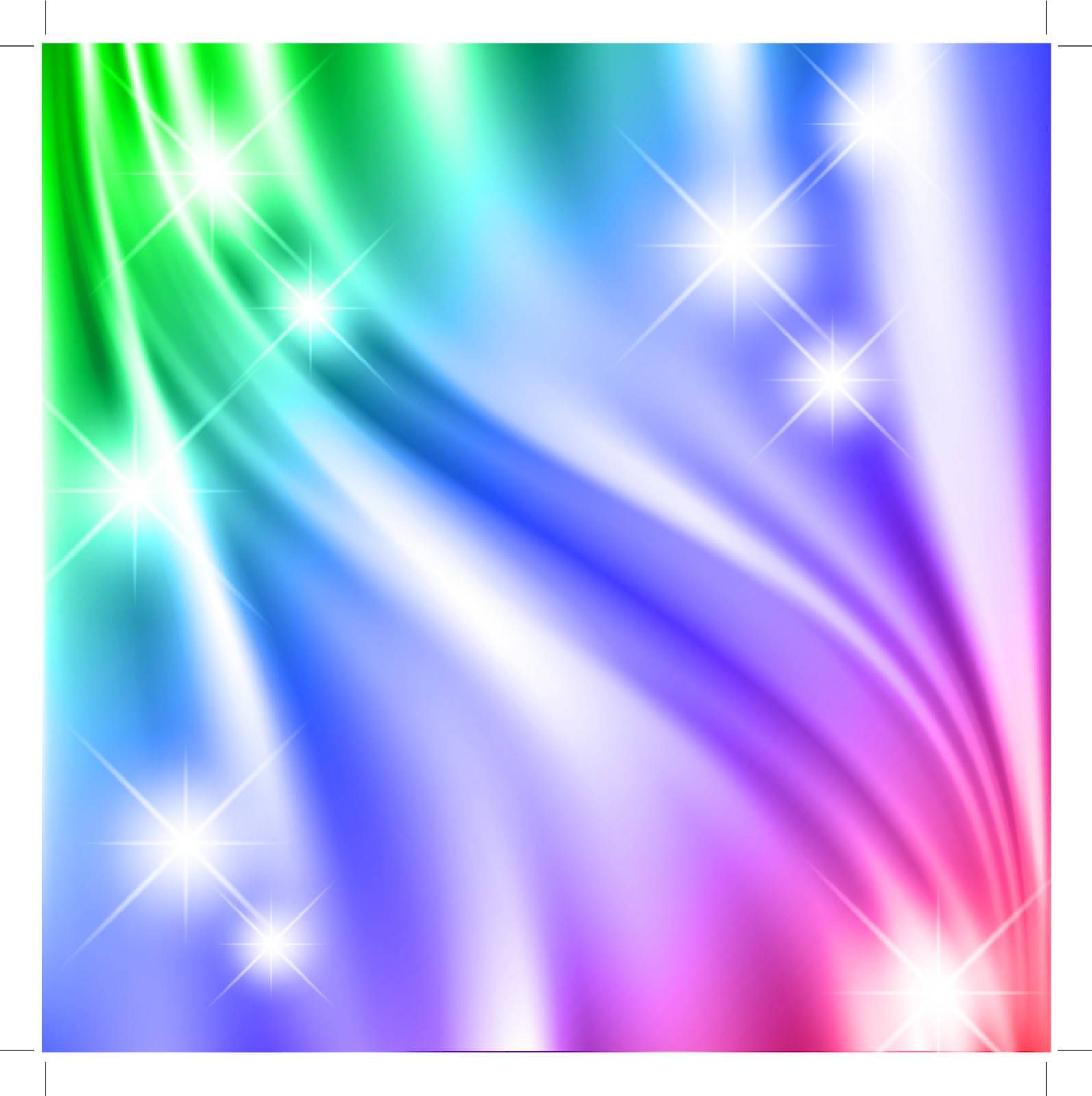 multicolored textile drapery holiday background with stars