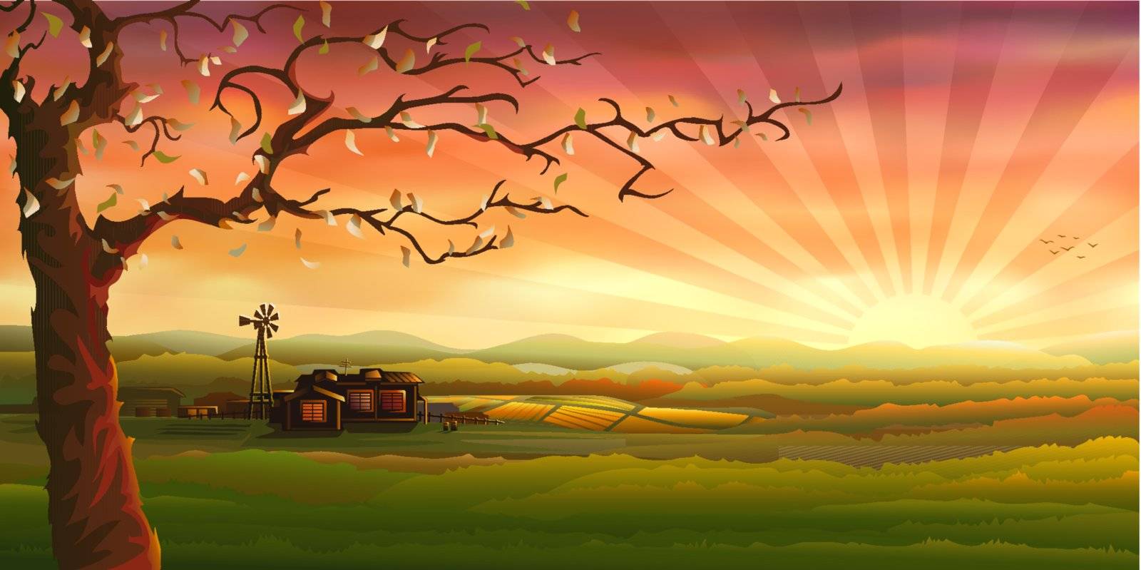 Countryside panorama by taily