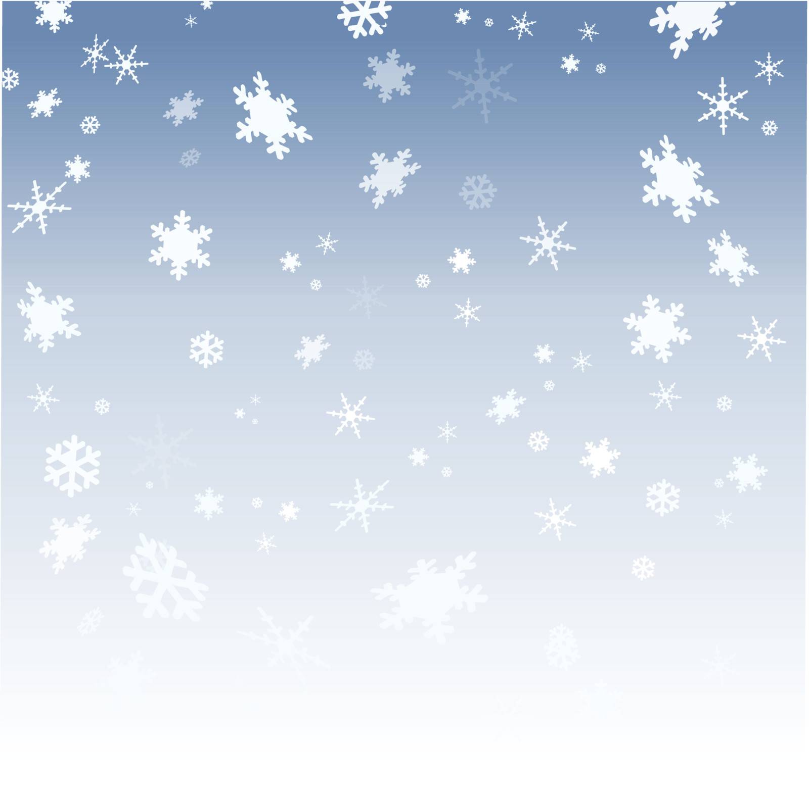 winter snowflake by kjpargeter