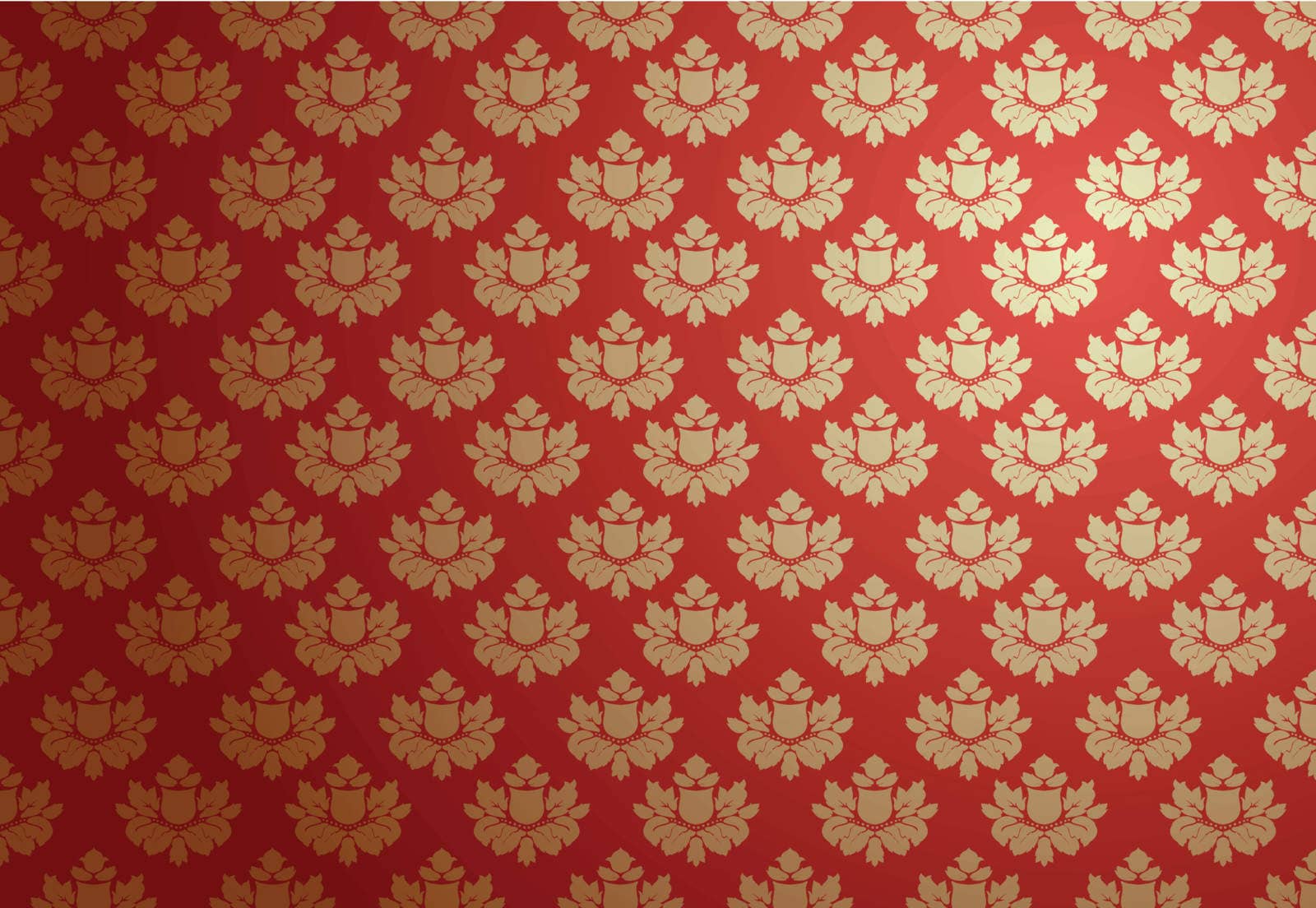 Vector illustration of a red glamour pattern