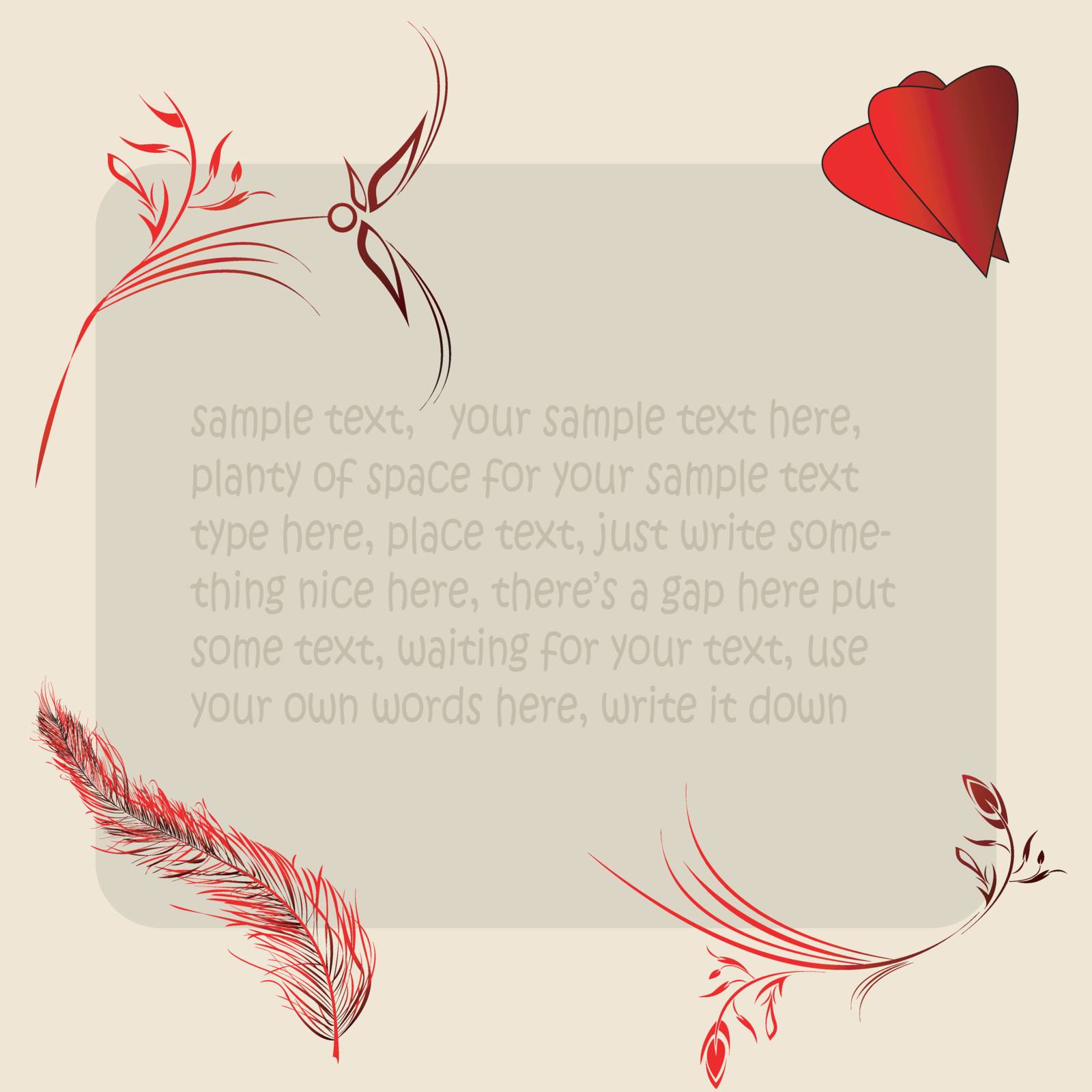 sample text card by Lirch