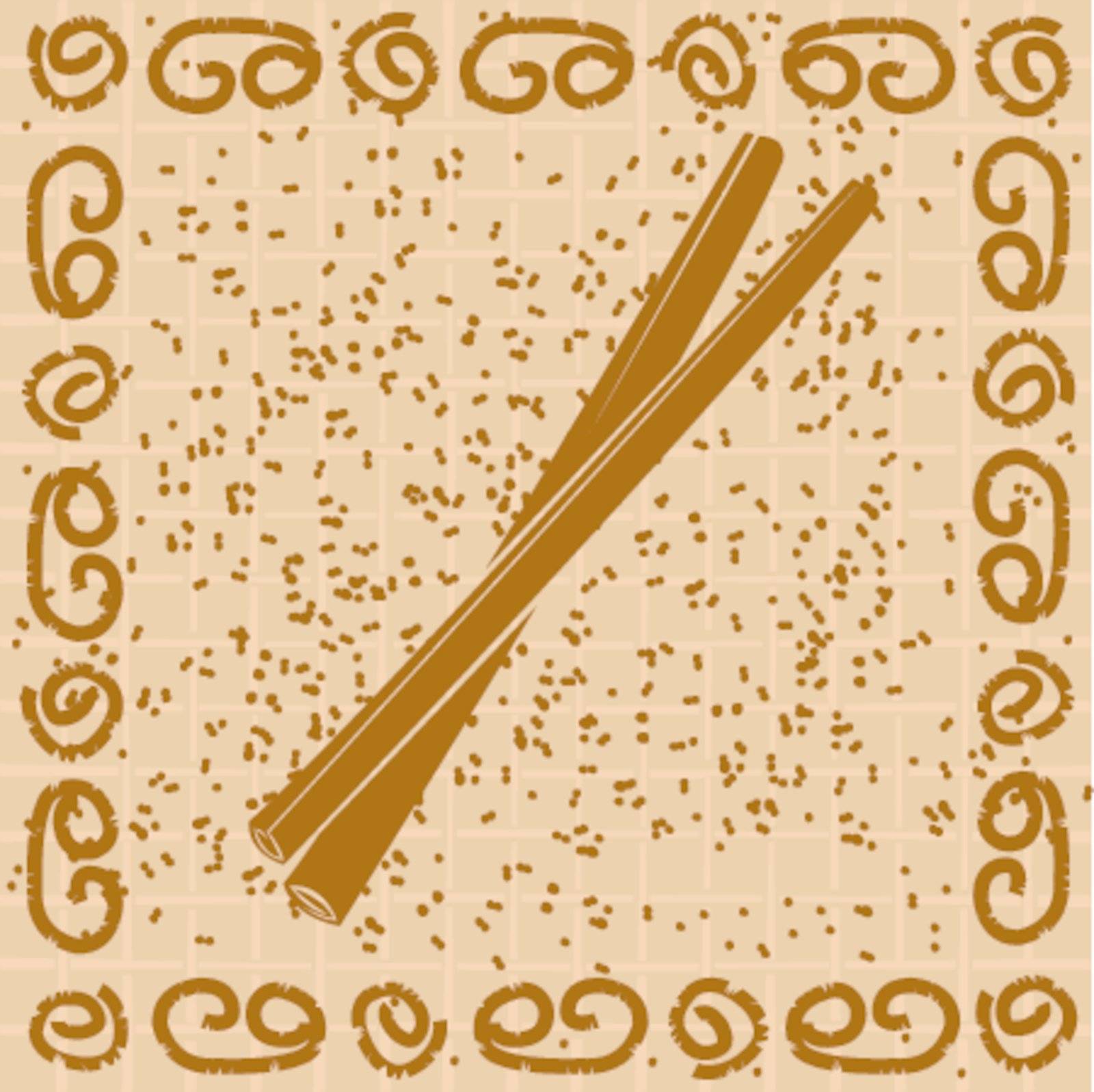 Vector illustration of cinnamon sticks  by Elisanth