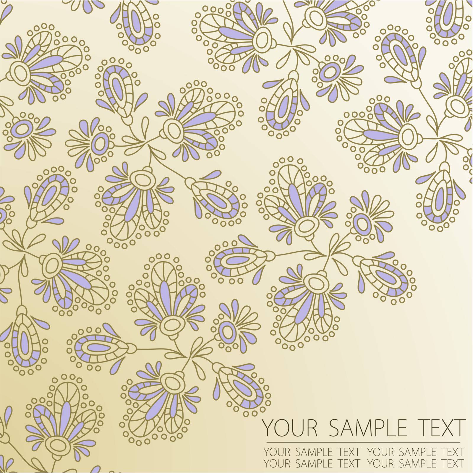 flowers vector illustration by sergio77
