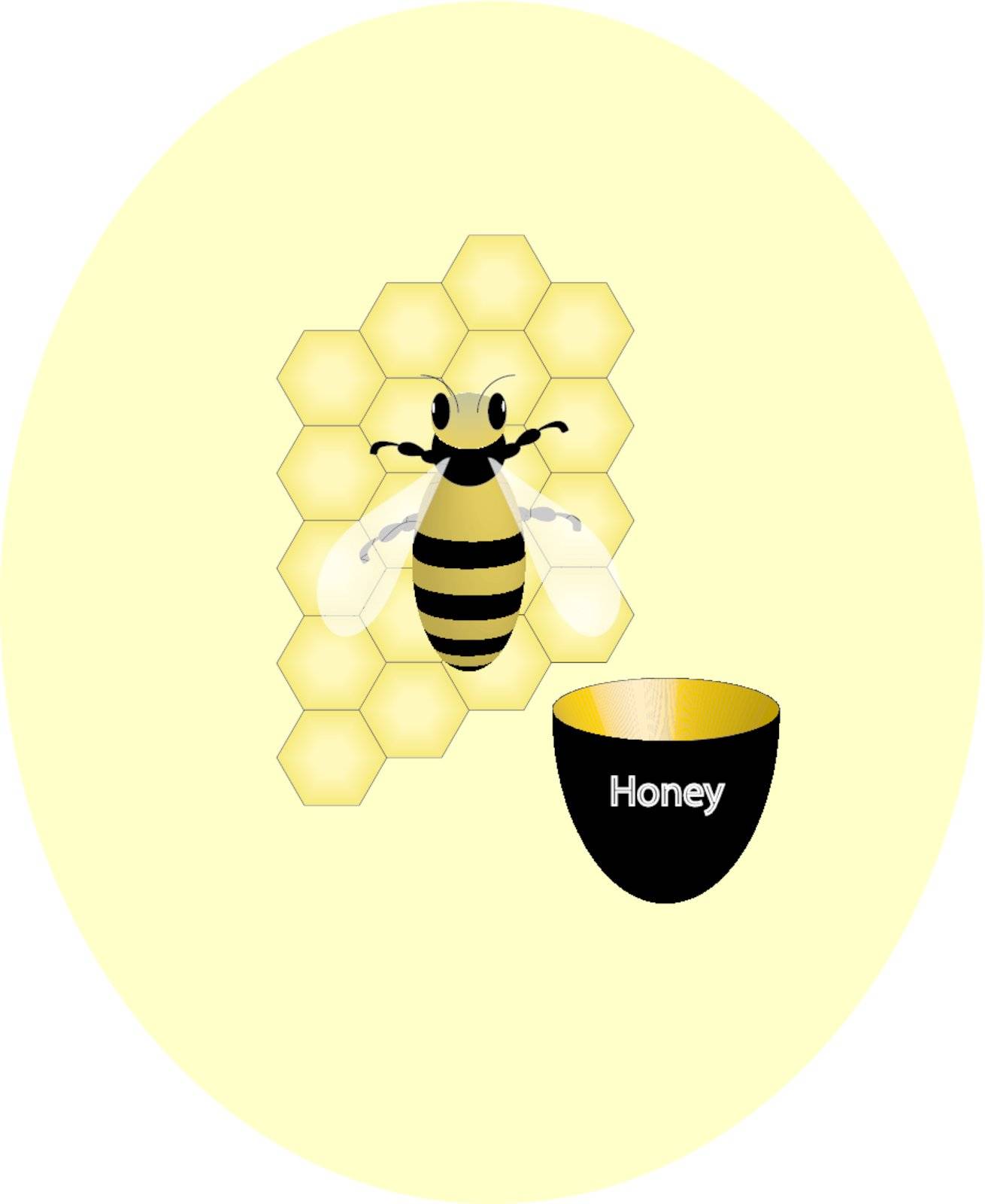 bee with honey
