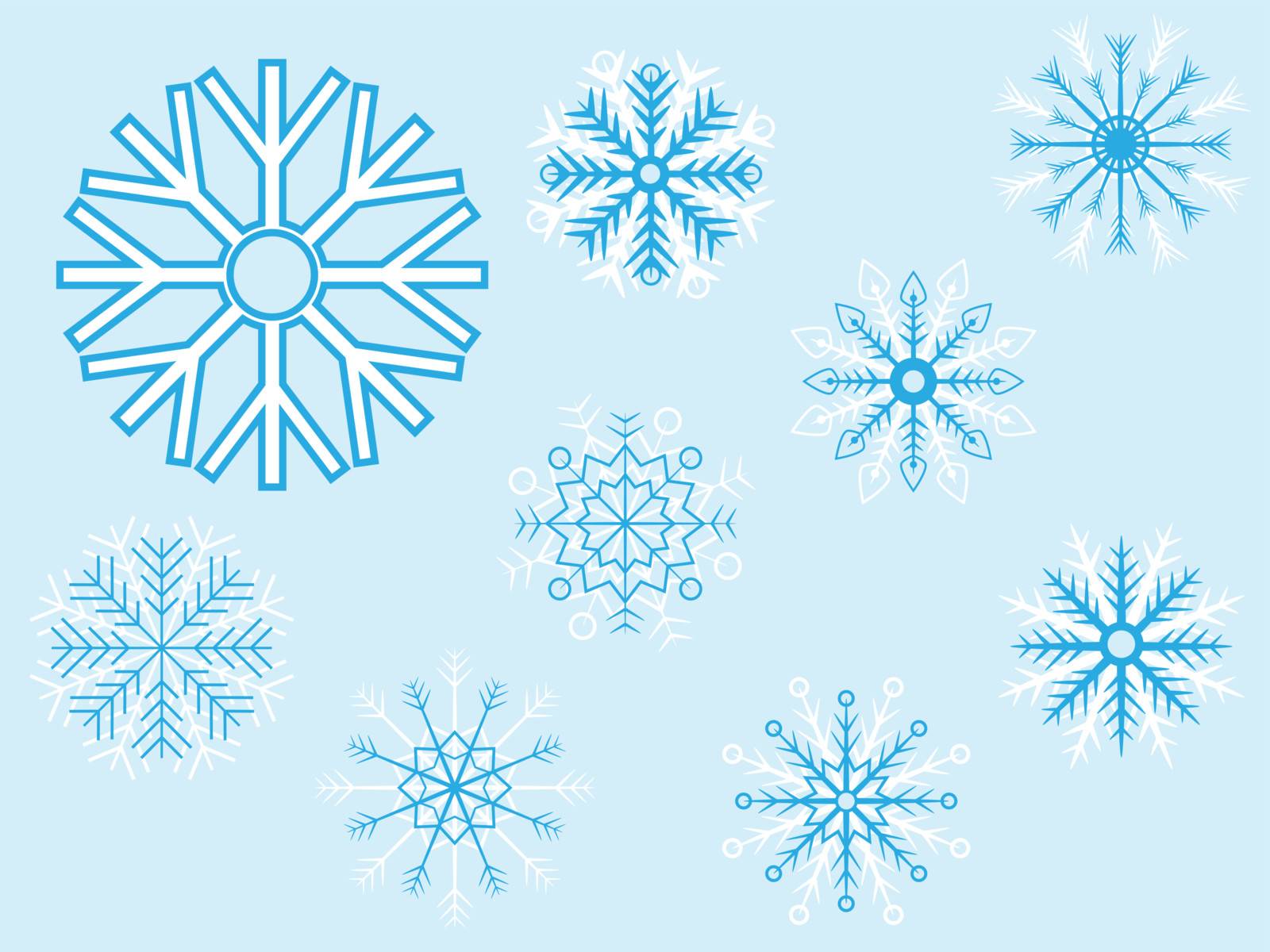 Snowflake set by 578foot