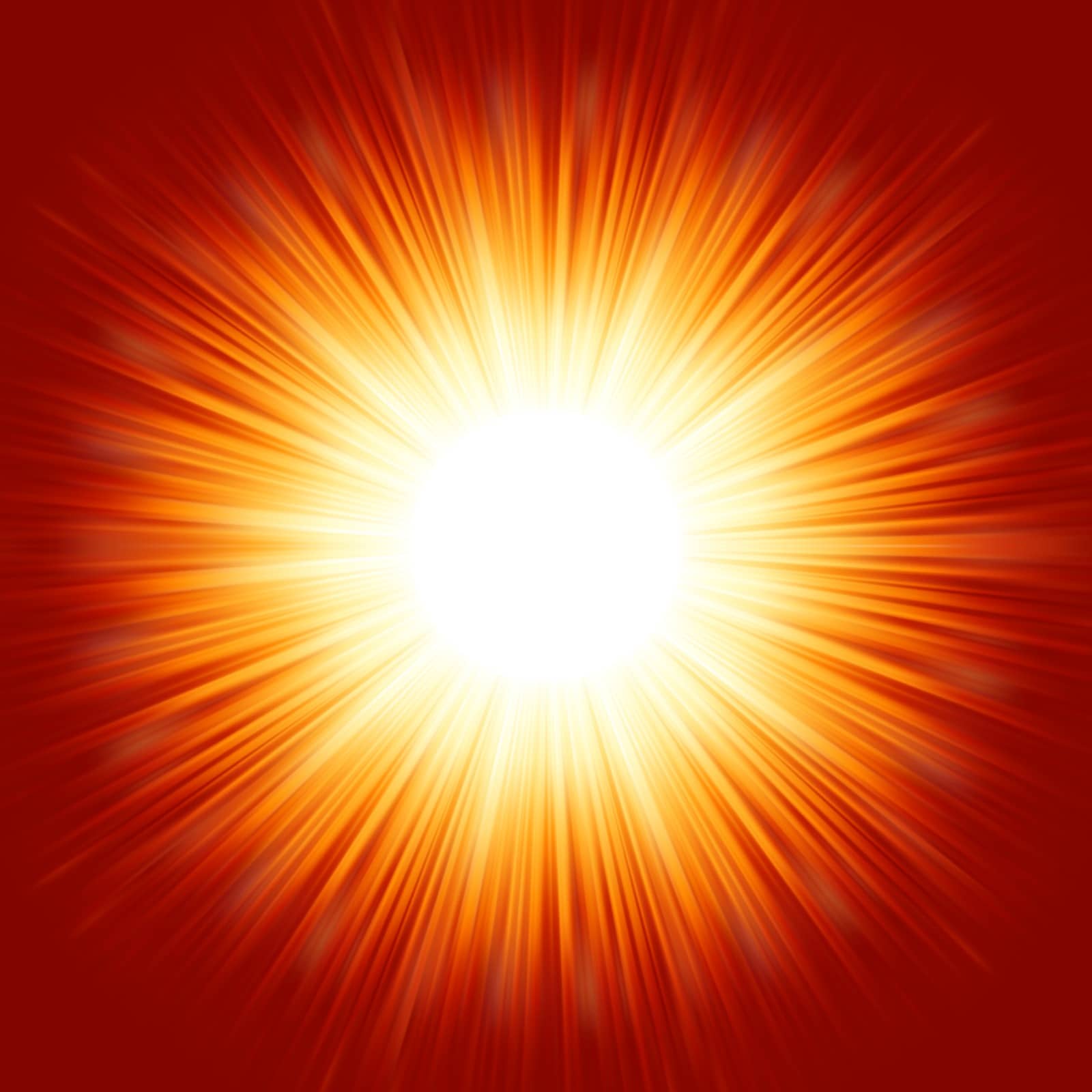 A bright exploding burst over a red background. EPS 8 vector file included