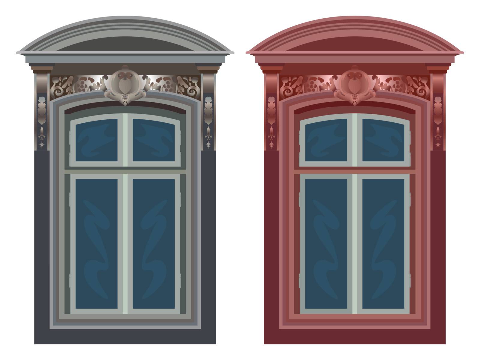 windows against white by robertosch
