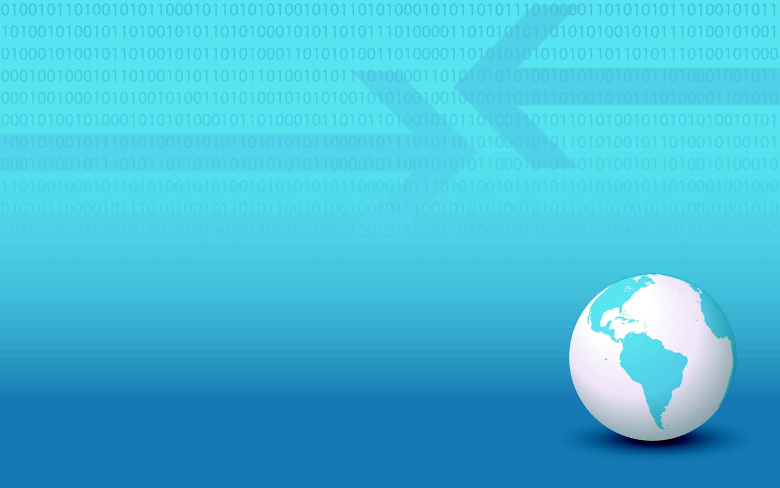 A business globe background in blue. Editable vector illustration.