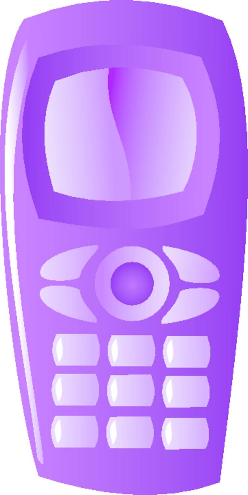symbolic illustration of mobile phone