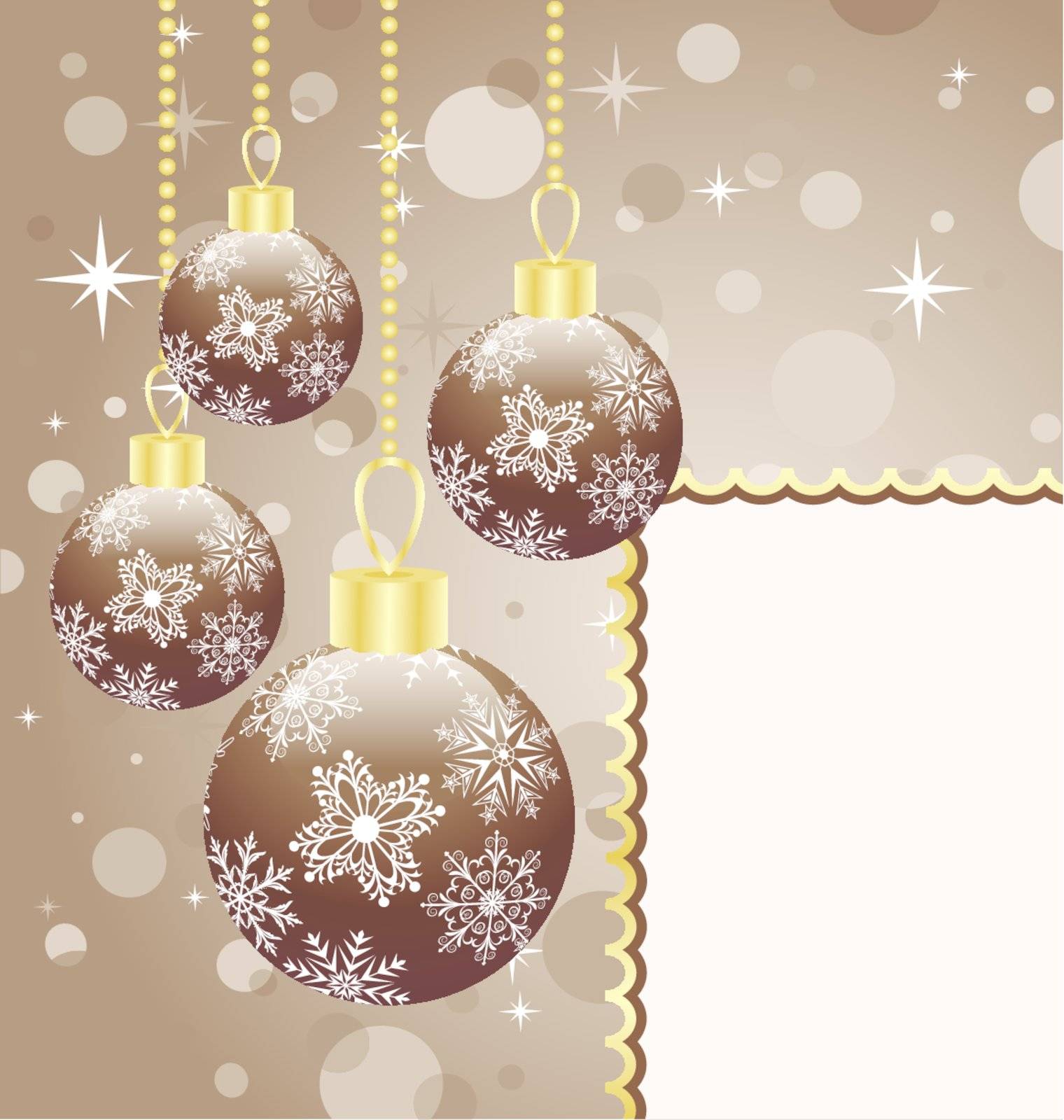 Christmas balls with space for text by smeagorl