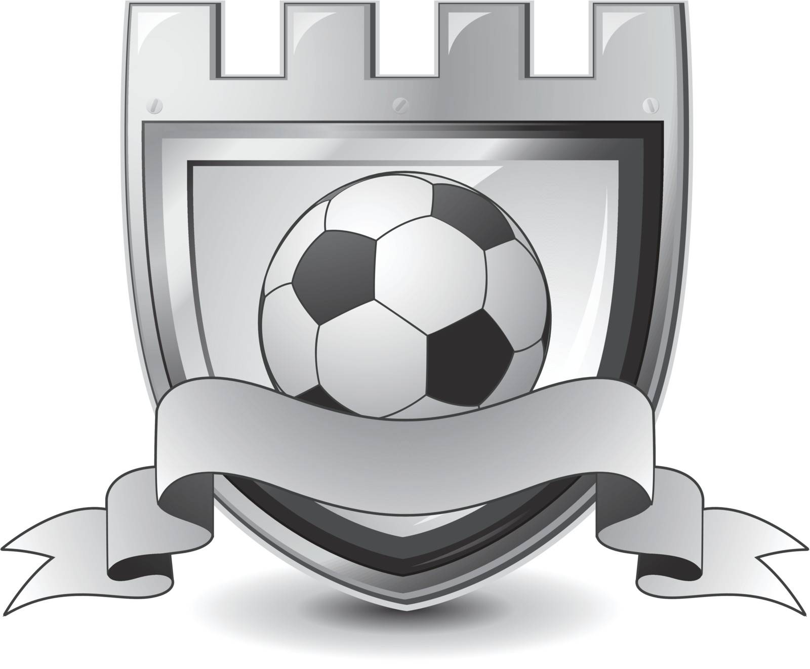 Soccer emblem by hugolacasse