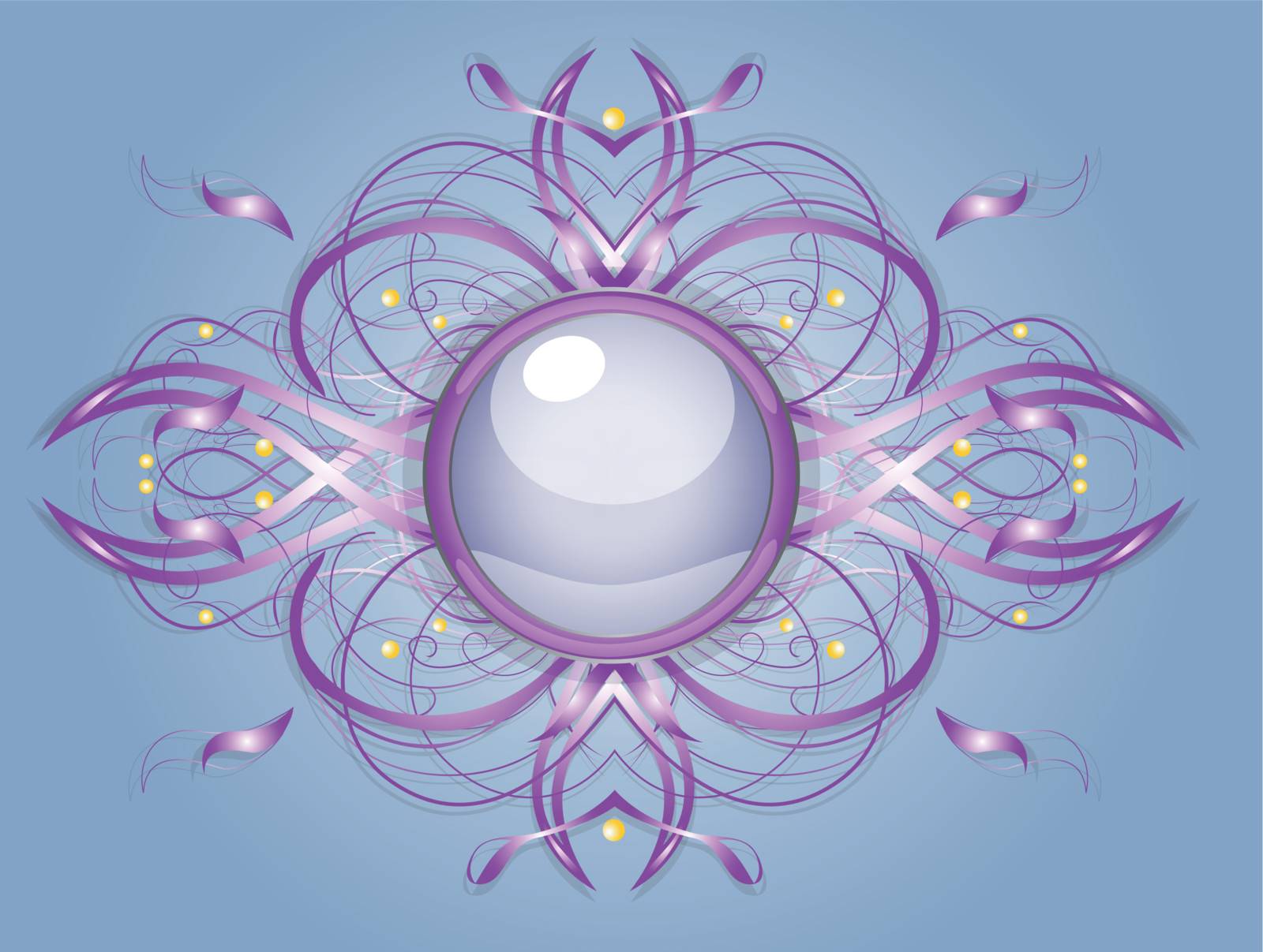 Abstract shape with round.  Illustration 10 version