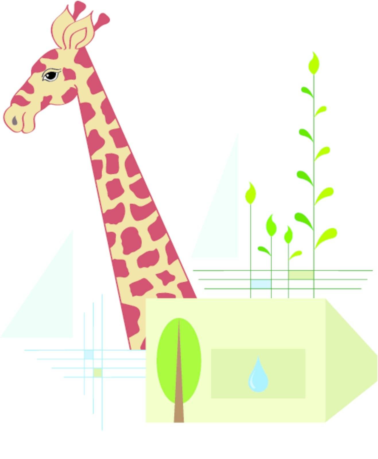 Giraffe, Protect their natural habitat by AjayShri