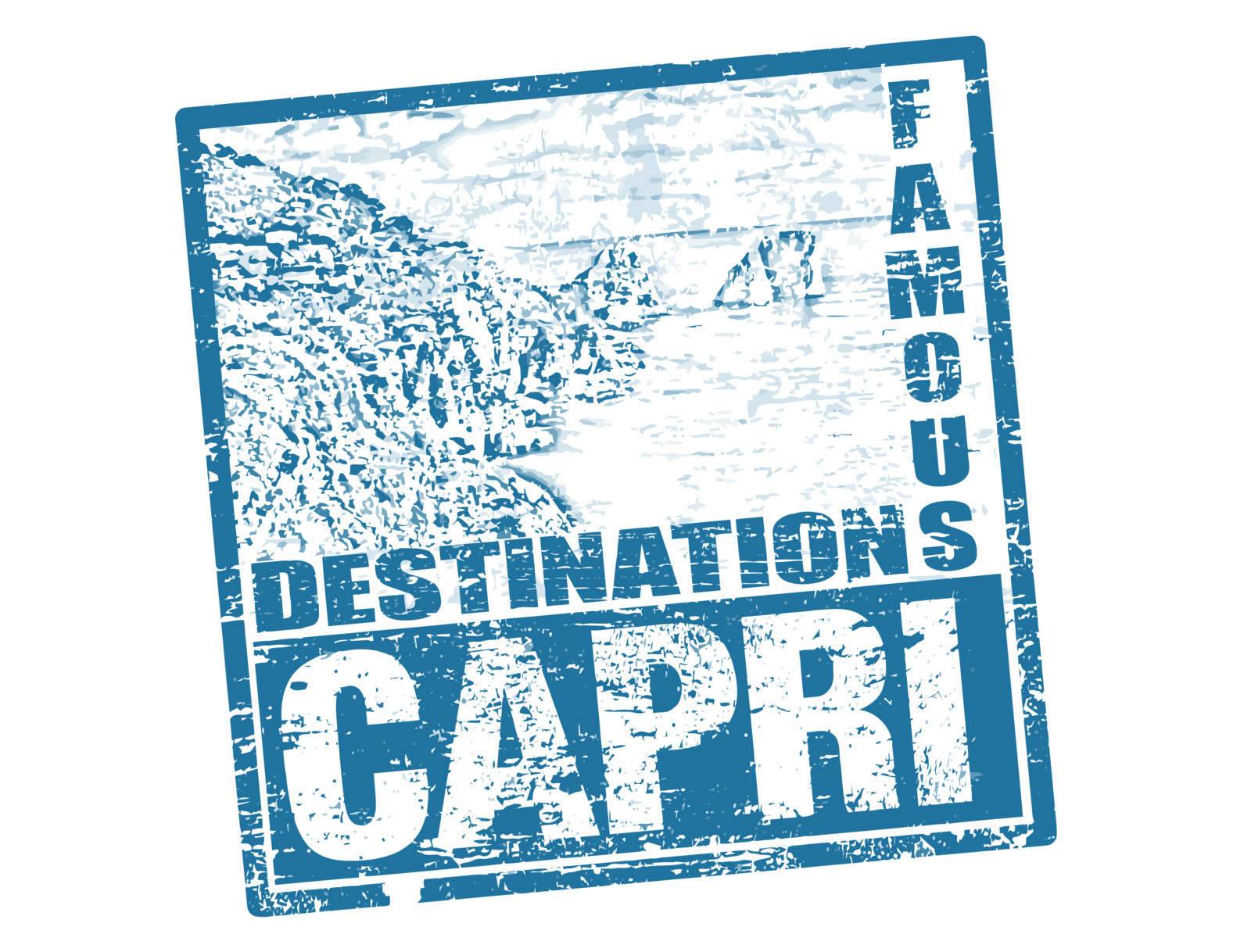 Capri stamp by roxanabalint