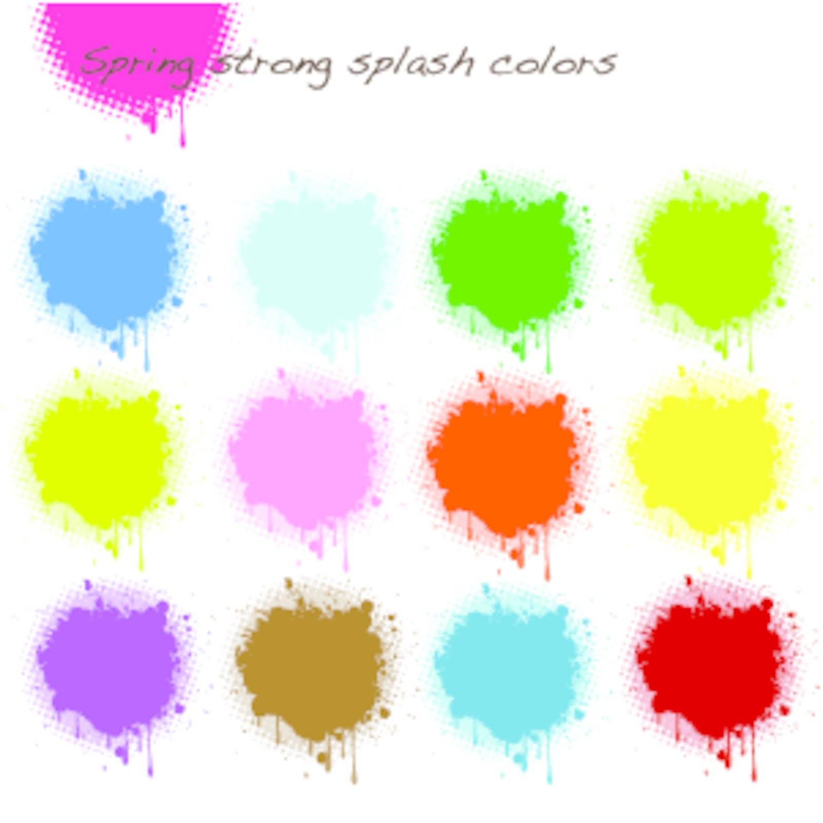 spring strong splash colors by catrinel