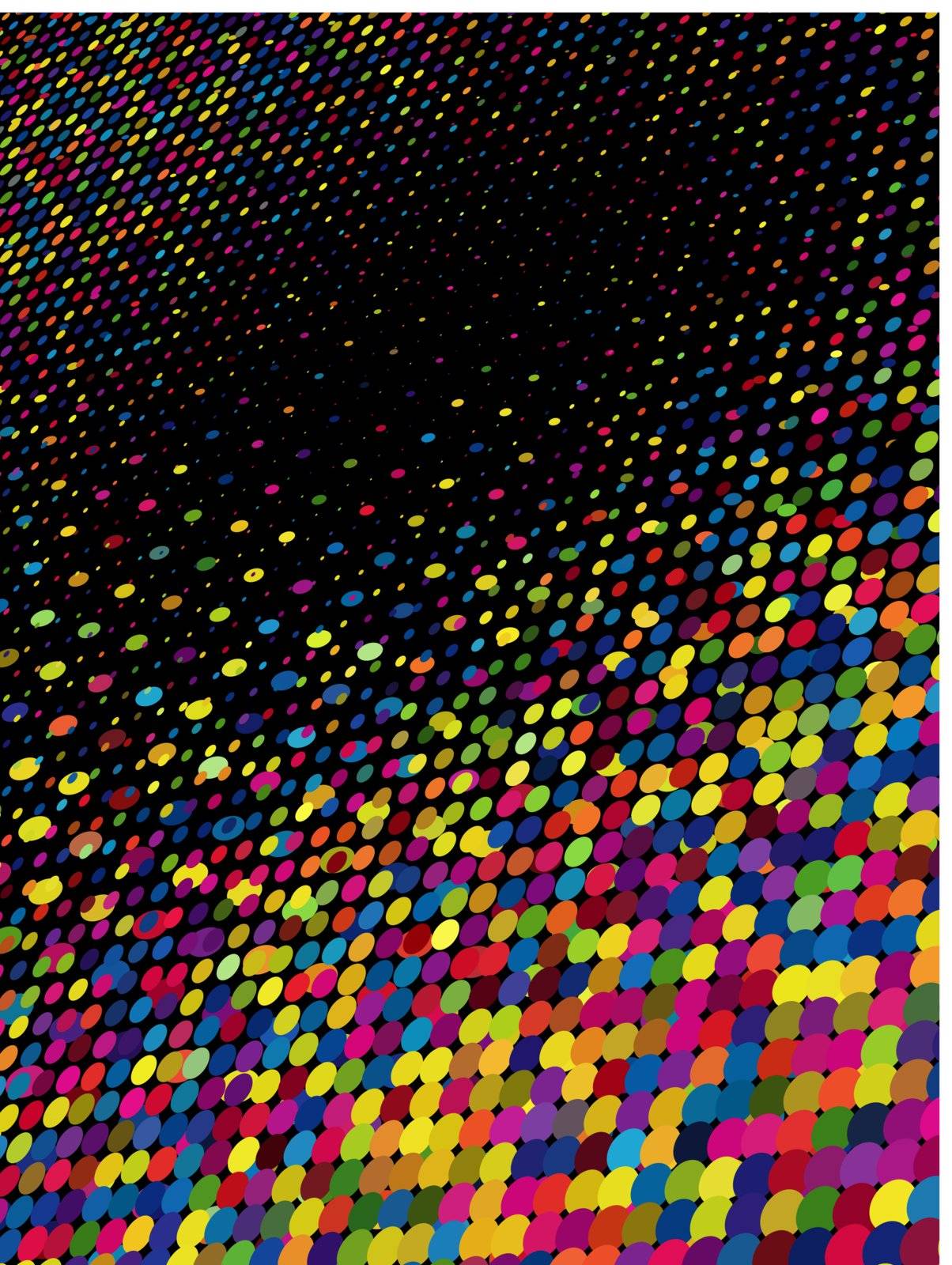 Rainbow dots. EPS 8 vector file included