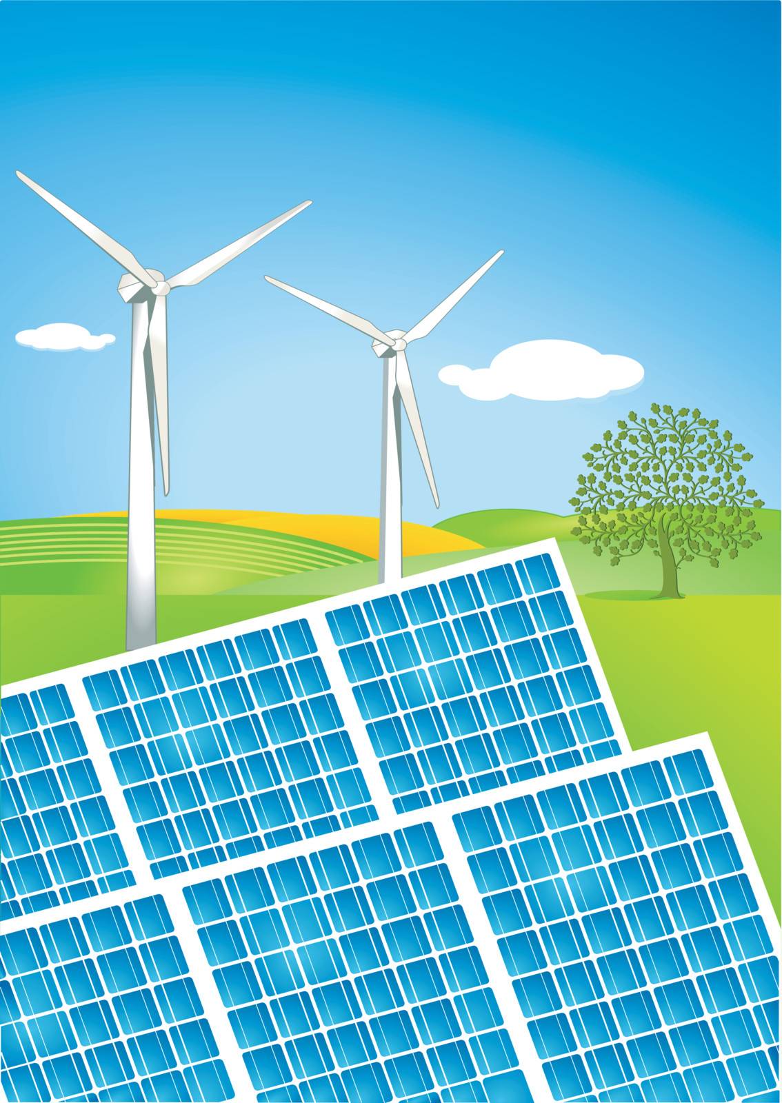 Solar and wind power