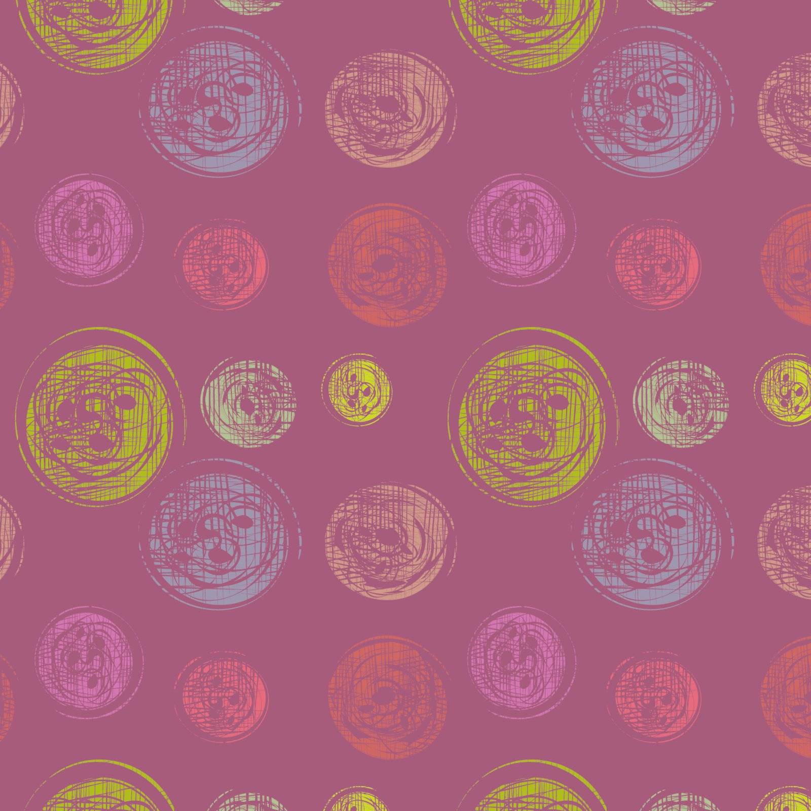 Abstract seamless background with varicoloured circles by Penzurova