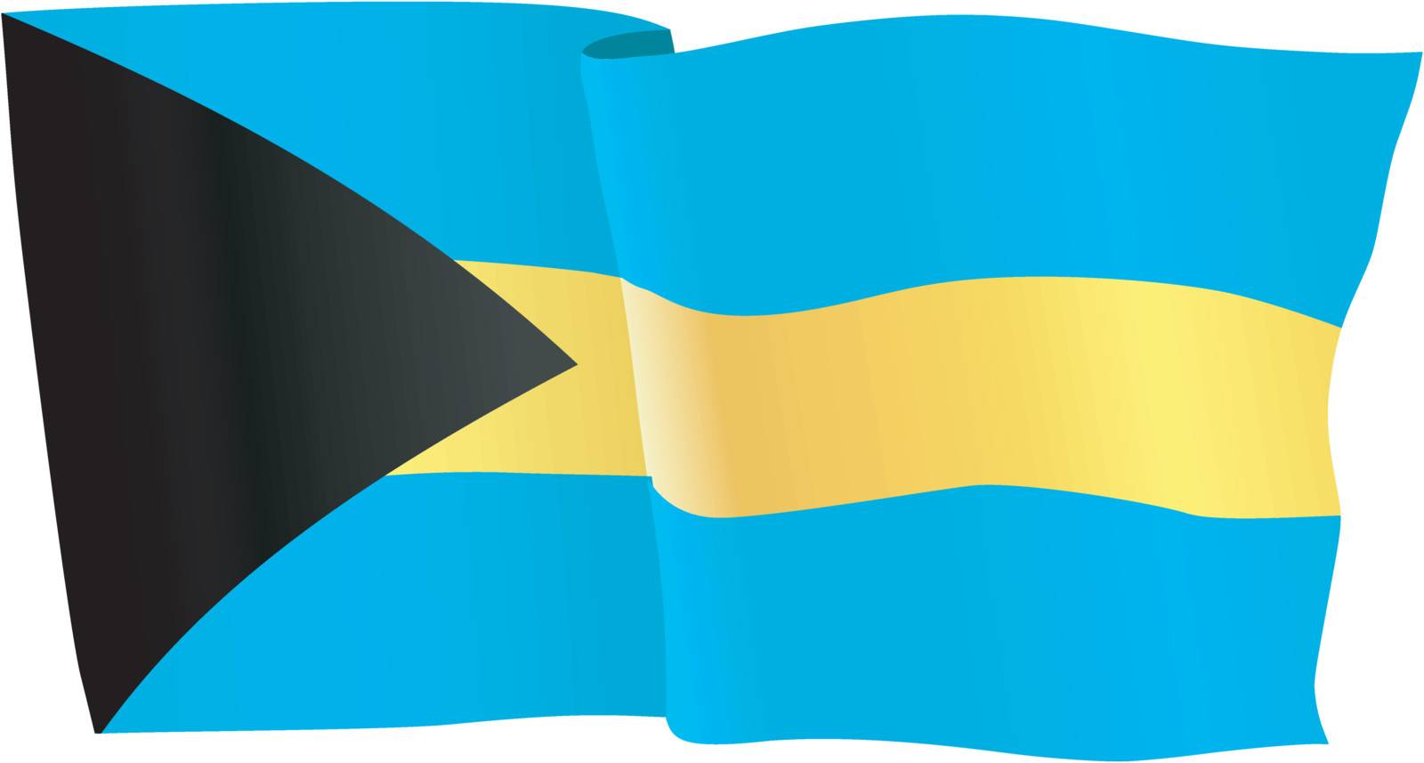 flag of Bahamas by Perysty