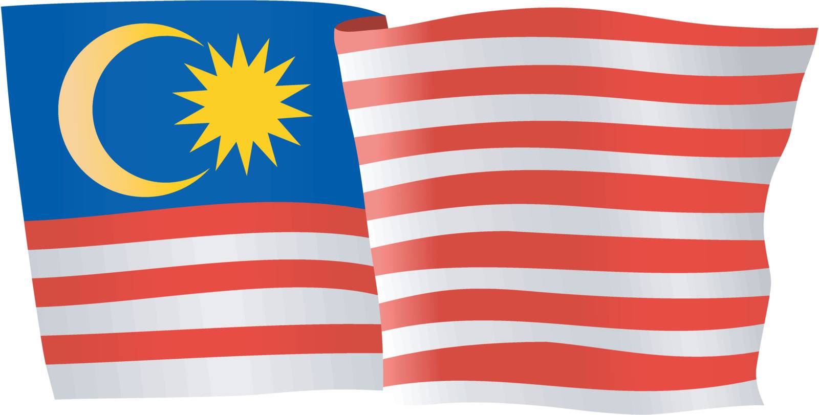 flag of Malaysia by Perysty