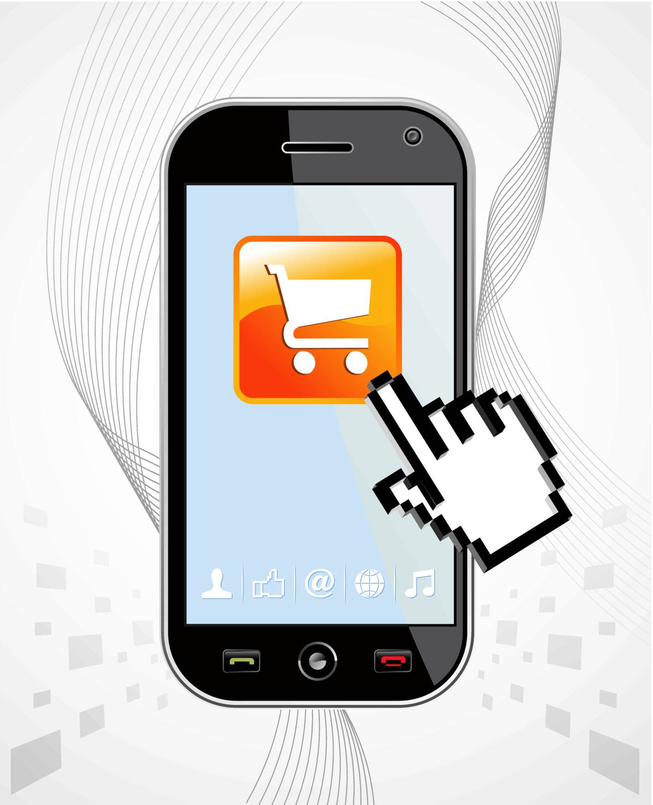 Smartphone buy application by cienpies