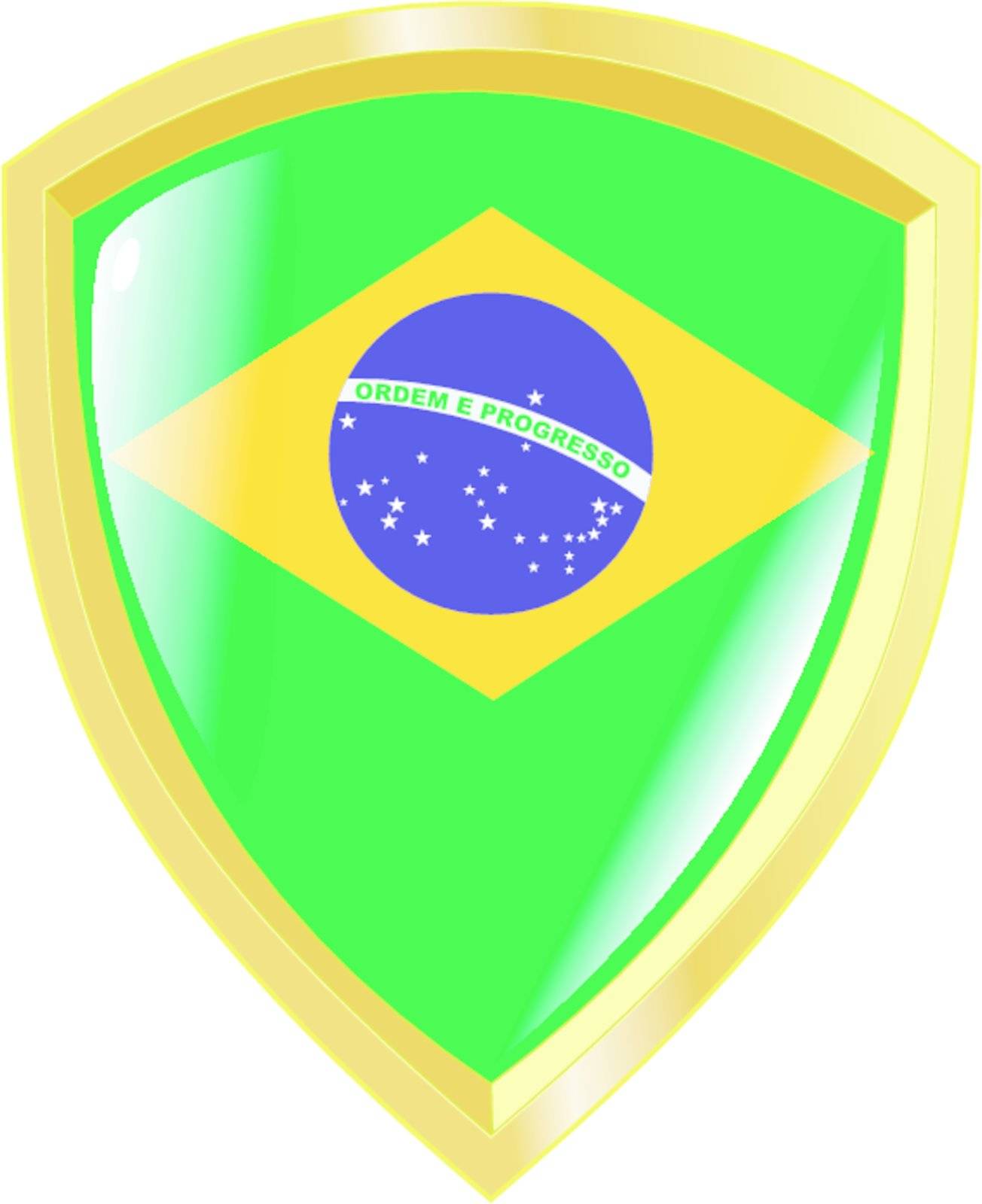 emblem of Brazil by Perysty