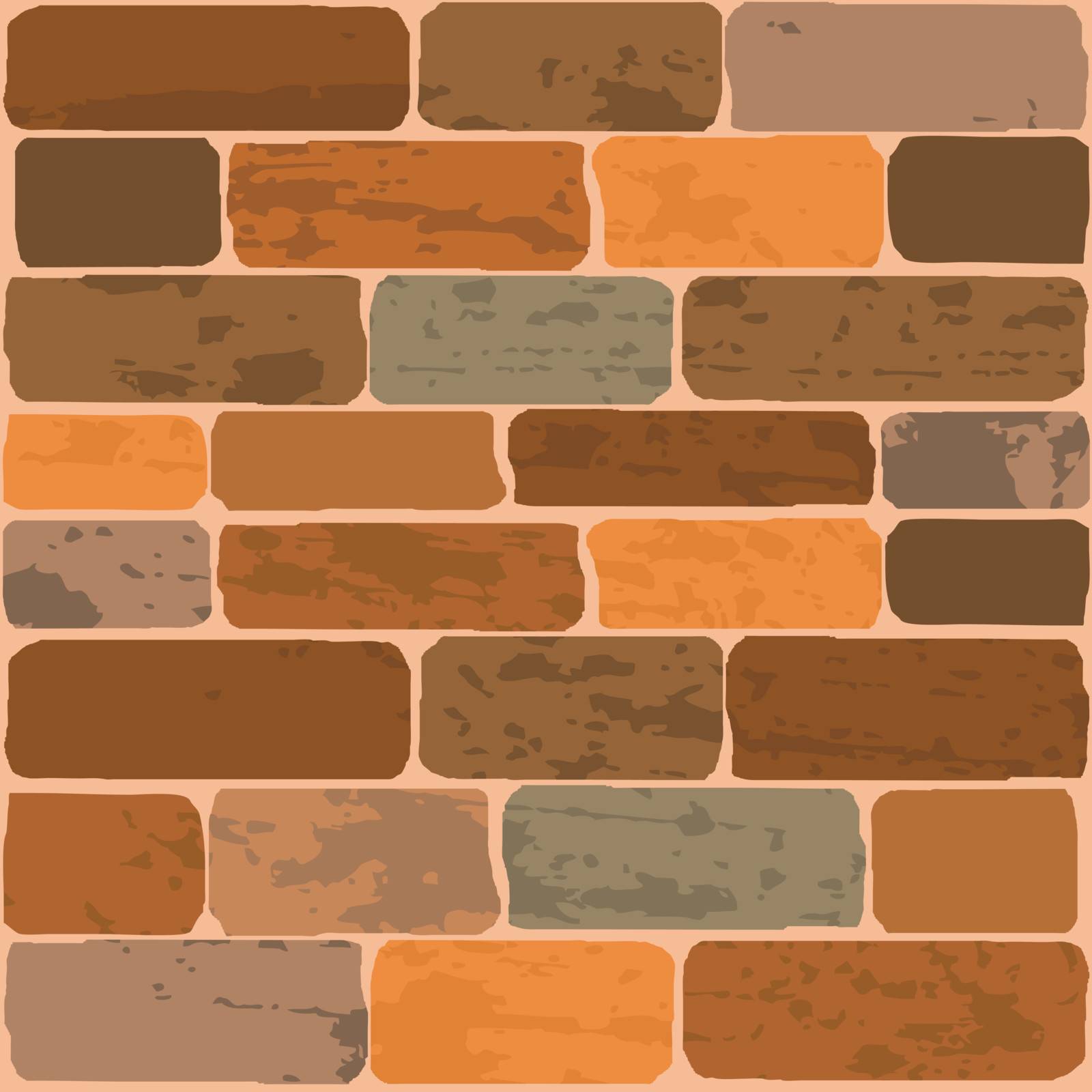 Vector illustration of a brick wall by Larser