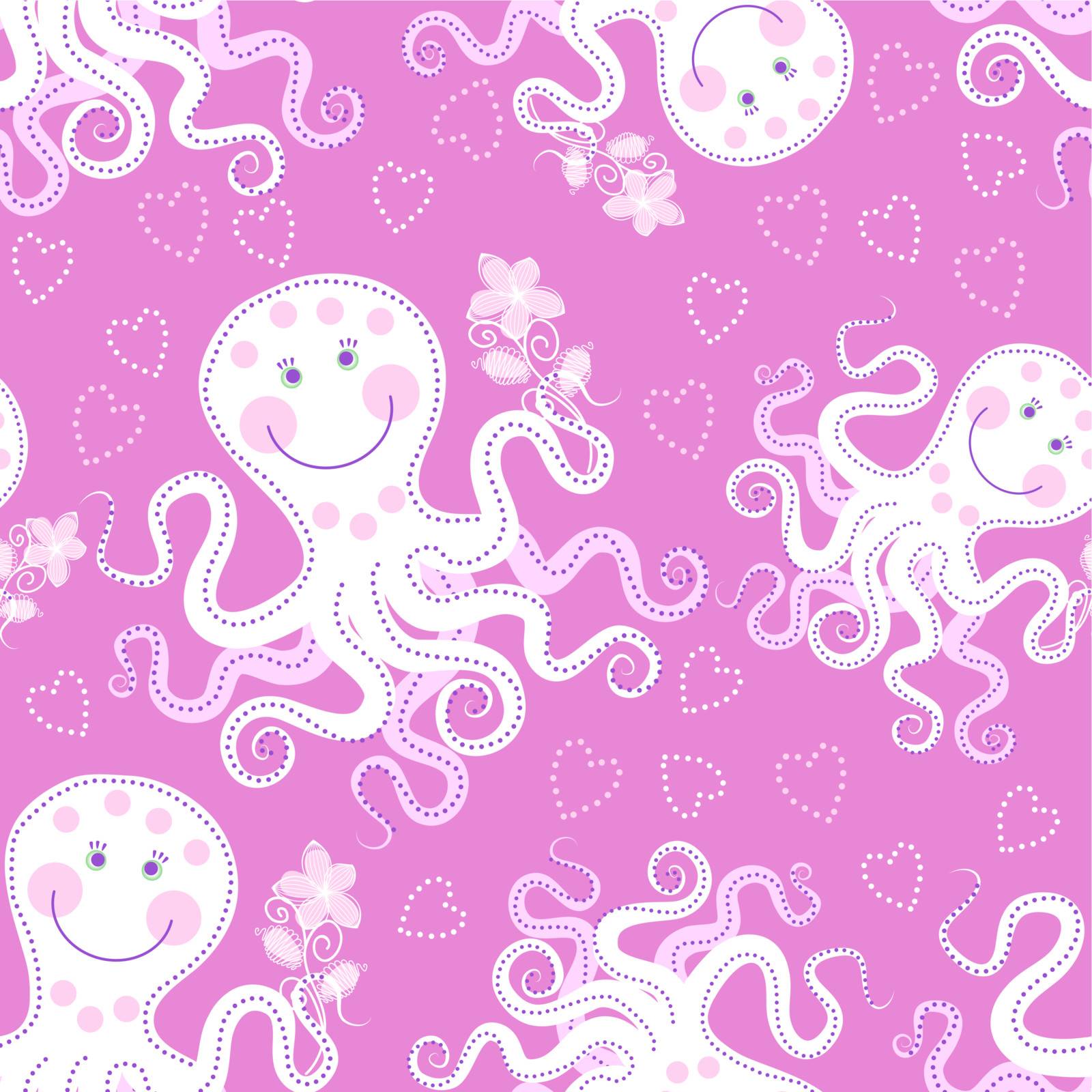 Cute octopus by Elenita