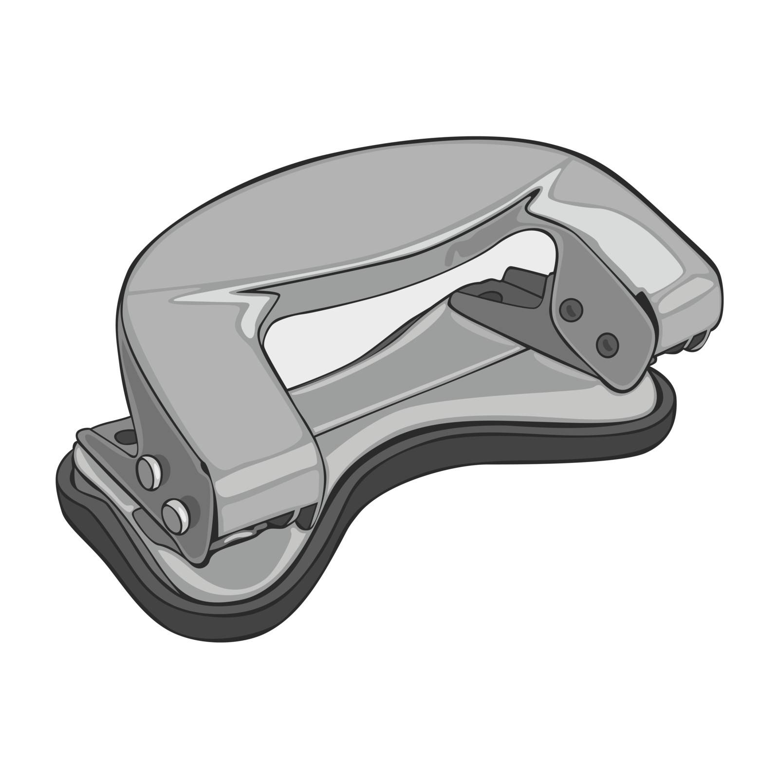 fully editable vector illustration of isolated perforator