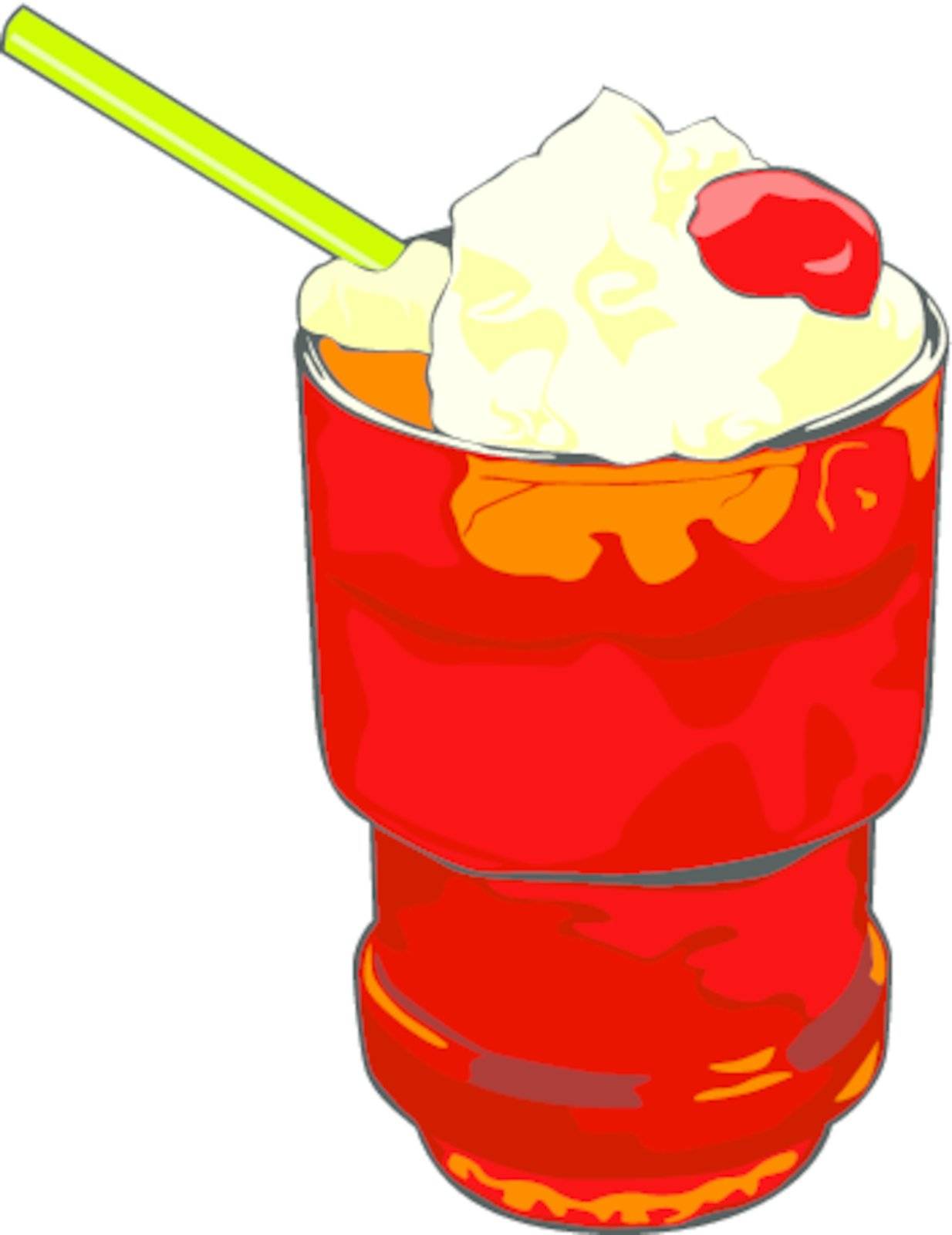 fully editable illustration of cocktail