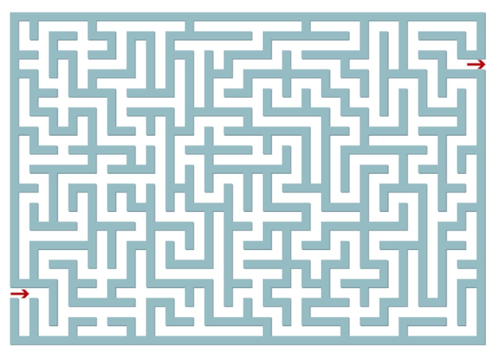 Big gray labyrinth