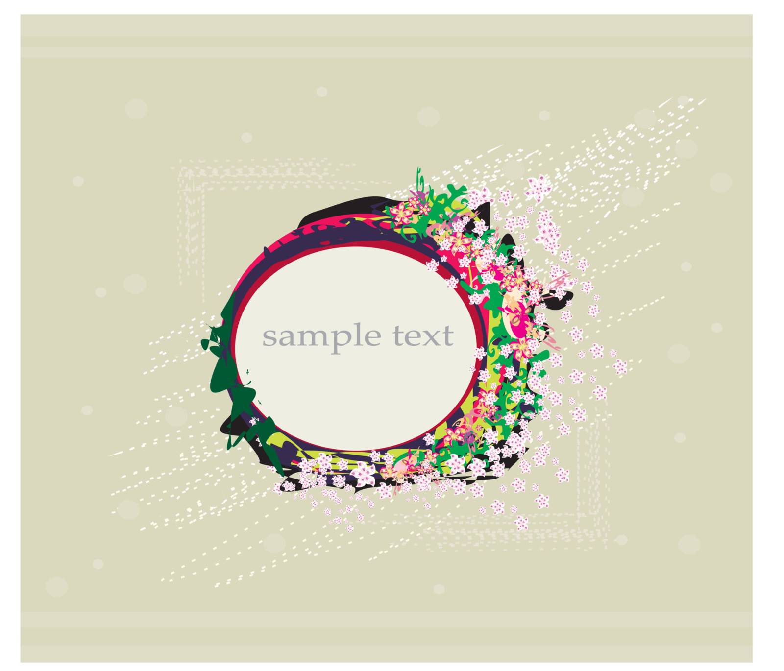 abstract frame with space for your text