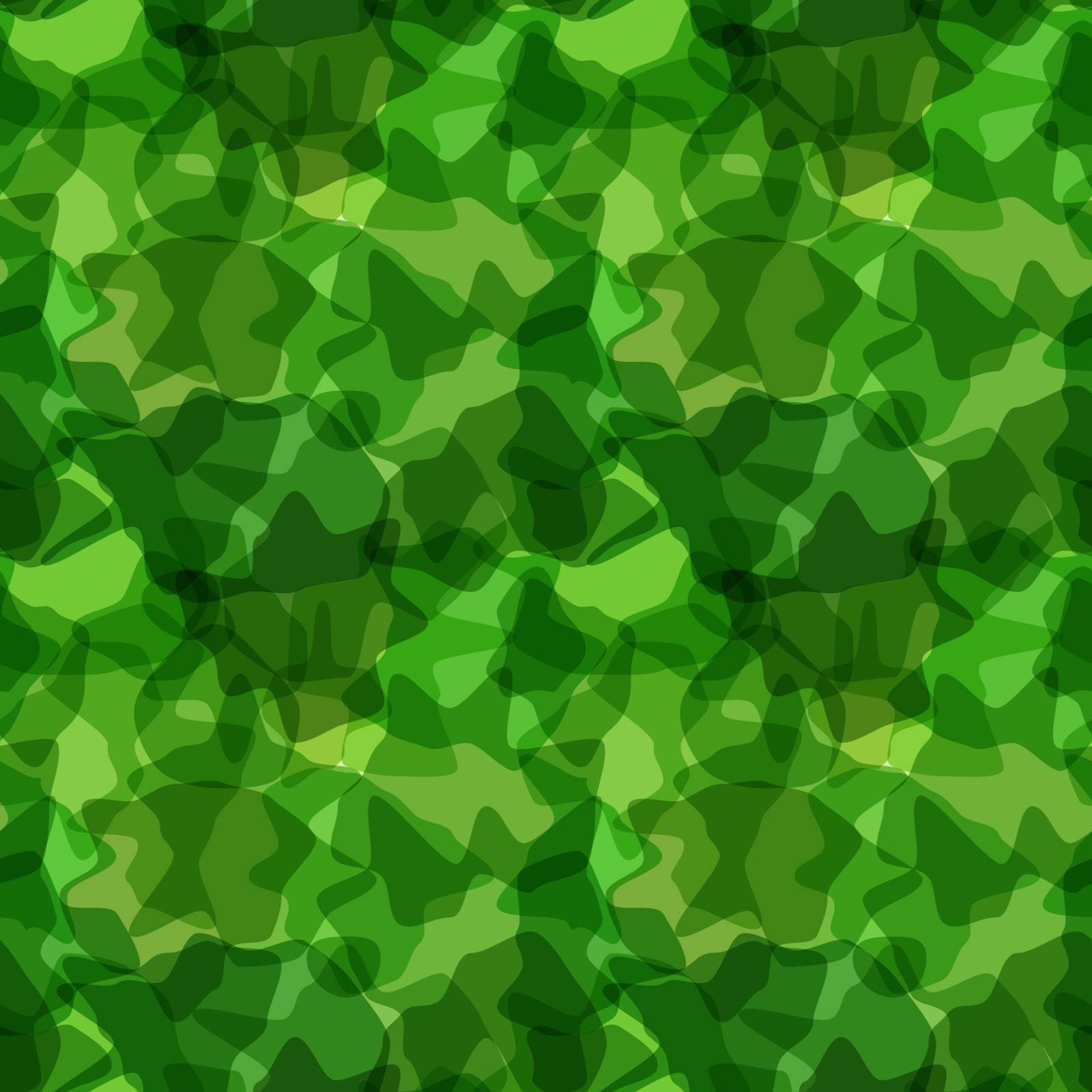 Seamless pattern green camouflage. Vector illustration