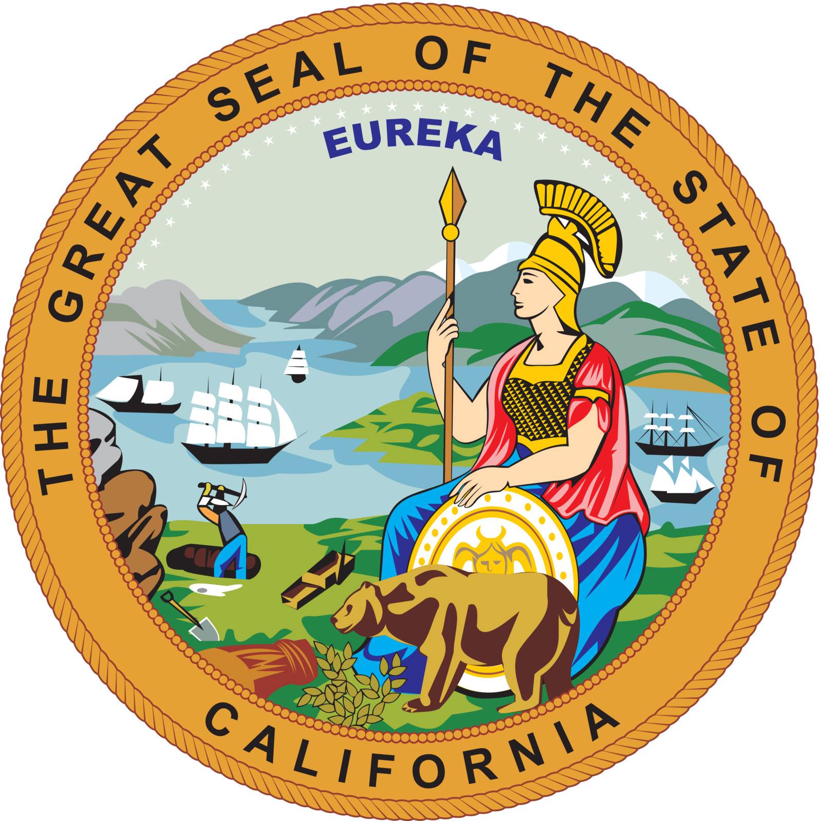 California seal by kaloyanpetrov