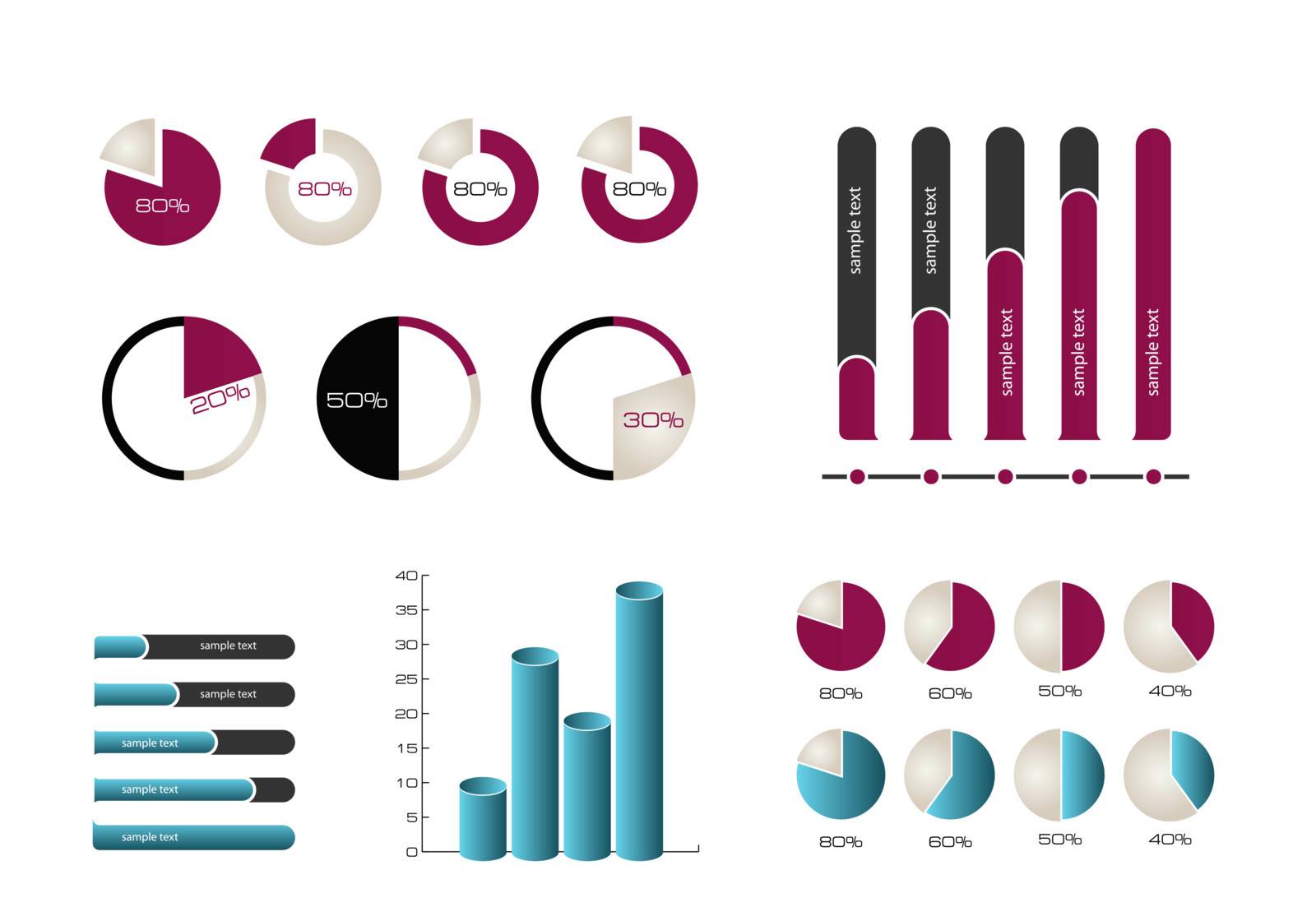 Infographics elements by teolin