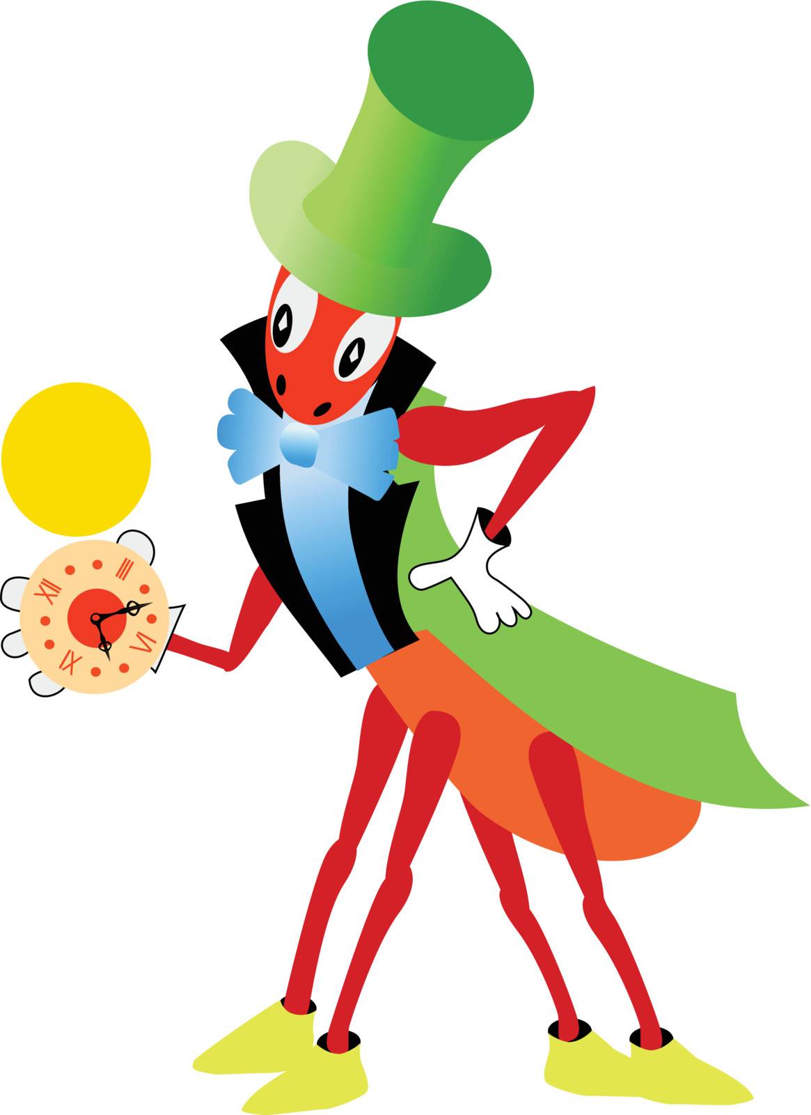 Cartoon image of a fairy character cricket