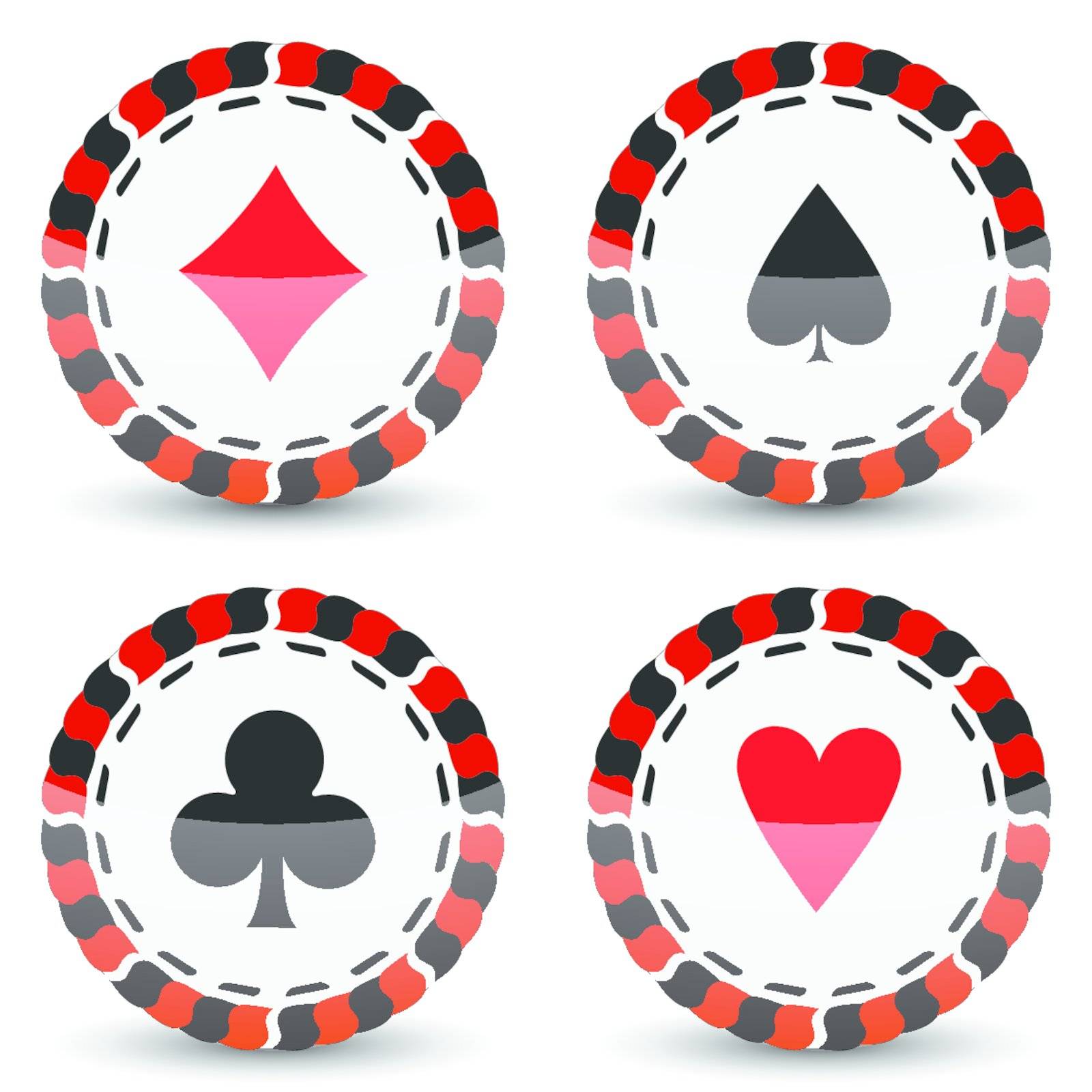 casino chips by robertosch