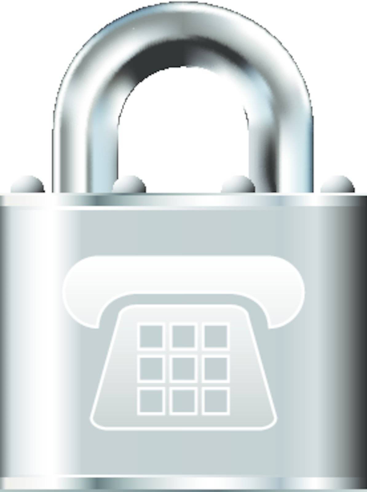 Secure contact icon by lhfgraphics
