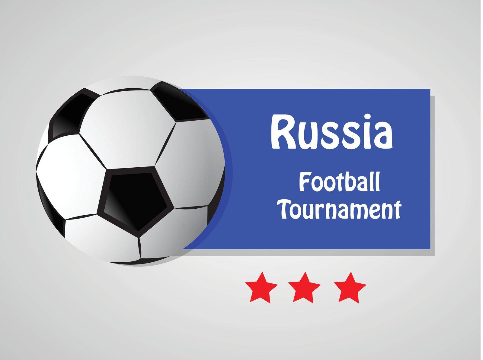 illustration of elements of Soccer sport background