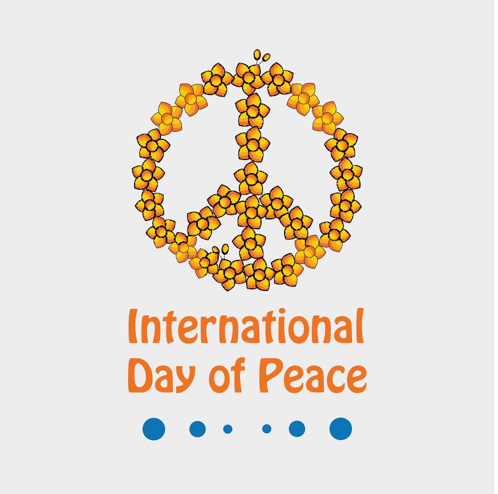 World Peace Day Background by vectorworld