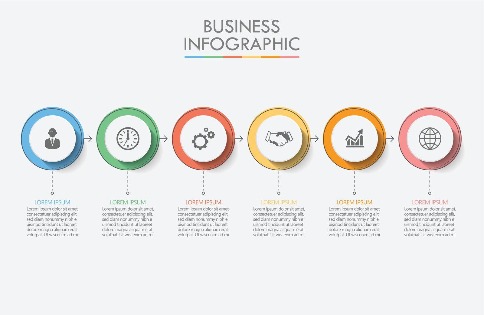 Presentation infographic template by Biw3ds