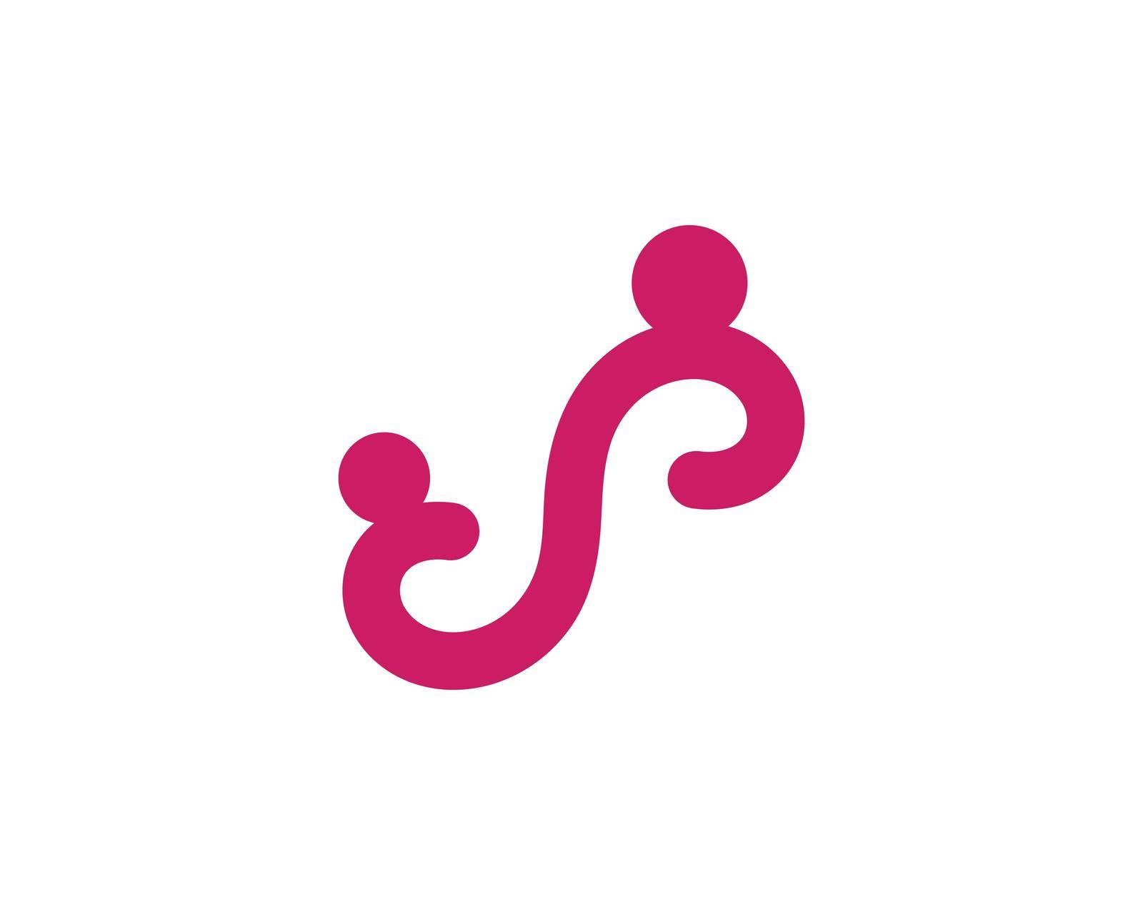 Baby care logo vector icon template