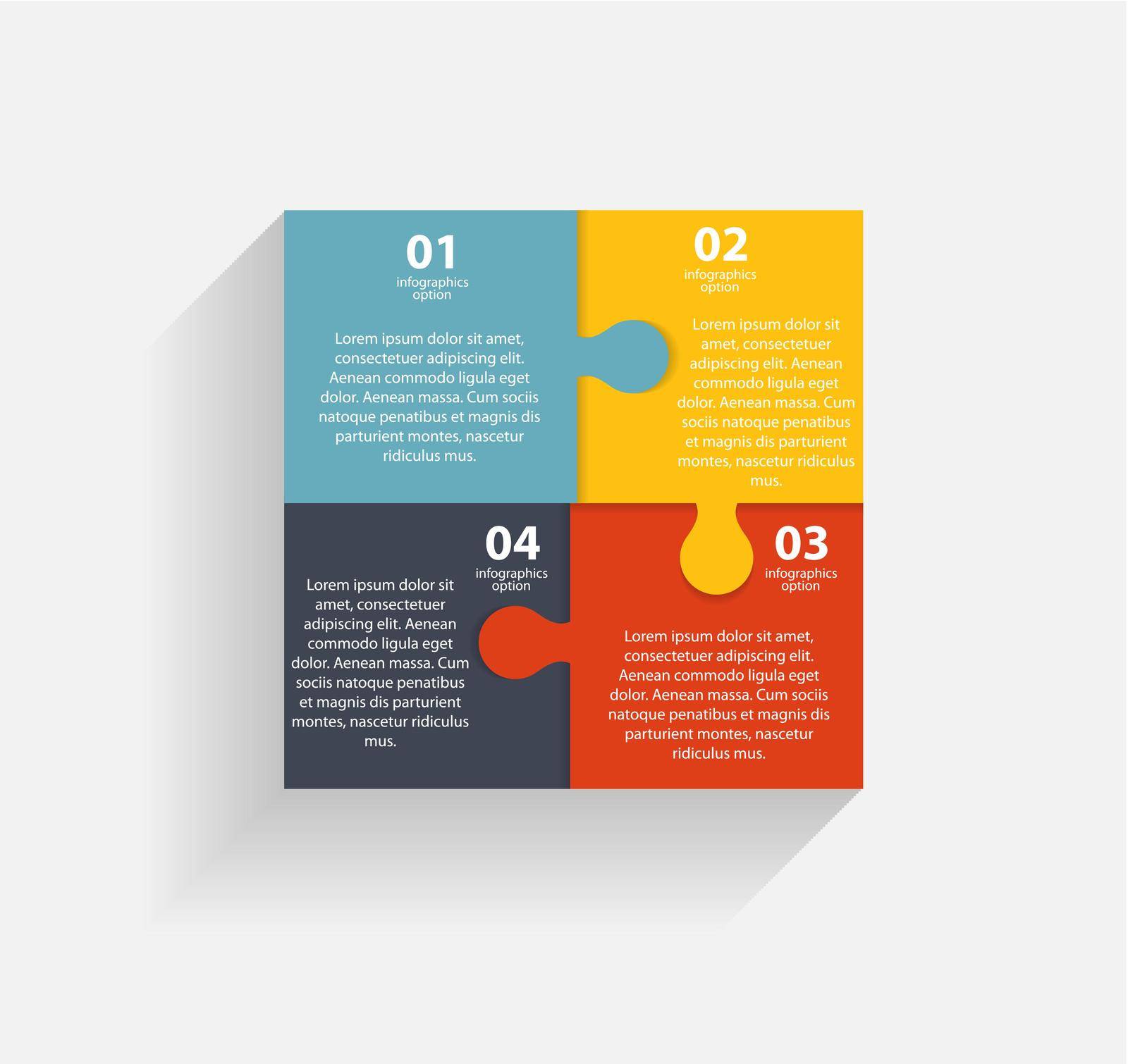 Infographic business template vector illustration by yganko