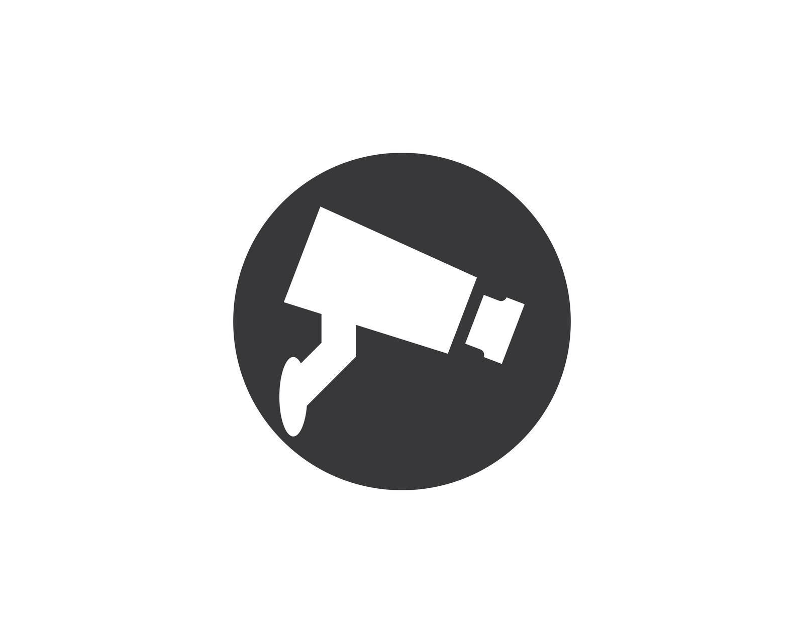 CCTV icon vector template