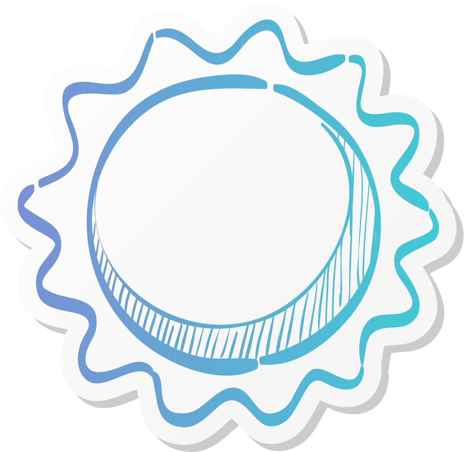 Sticker style icon - Hot item label by puruan
