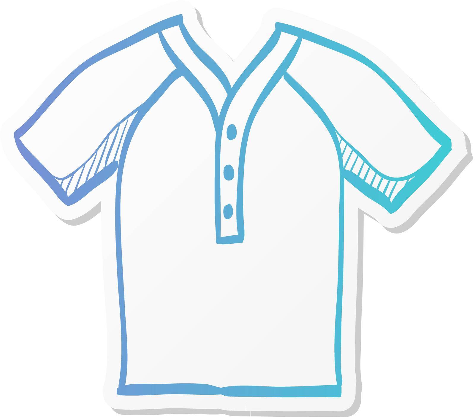 Sticker style icon - Baseball jersey by puruan