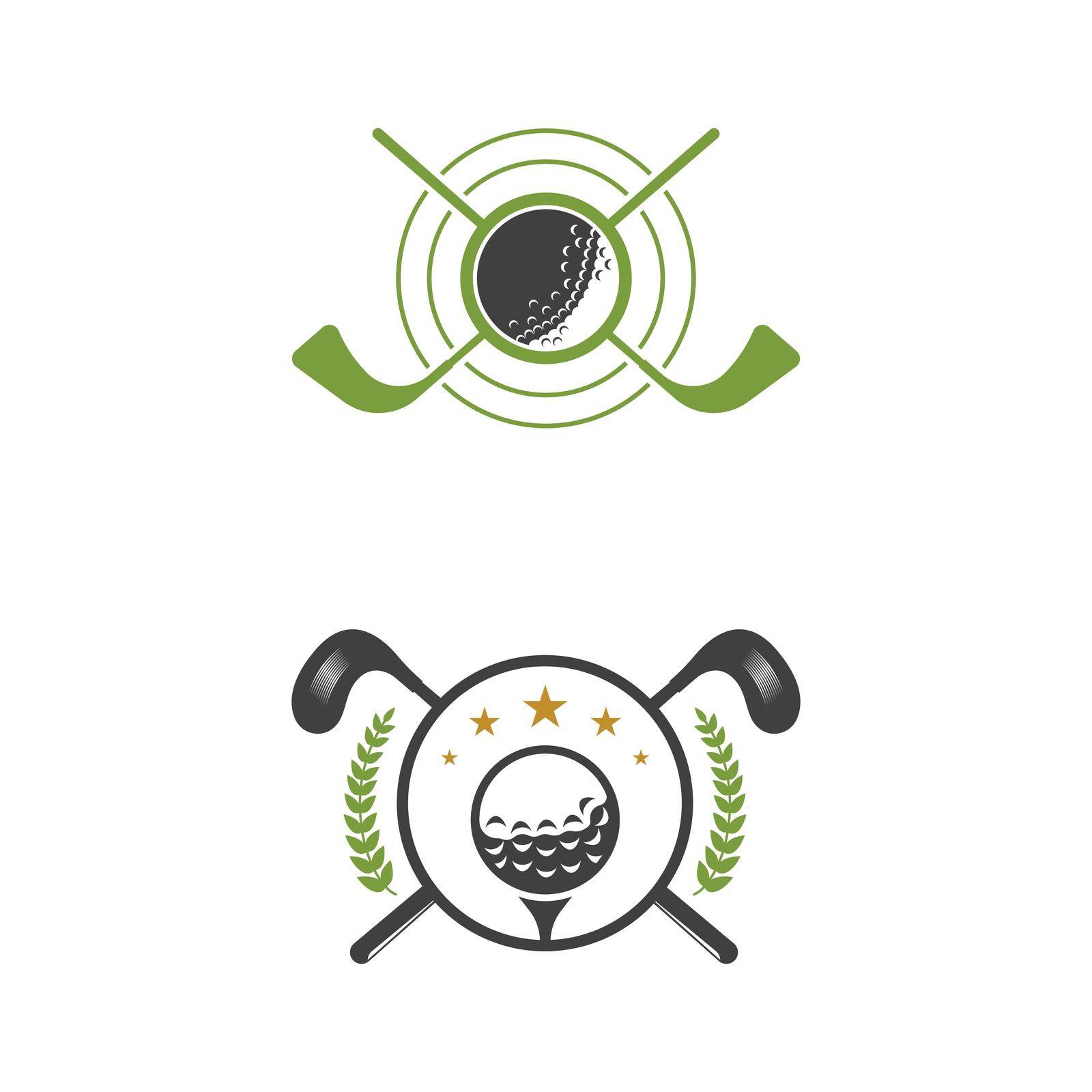 Golf Sport icon Template vector illustration by Elaelo