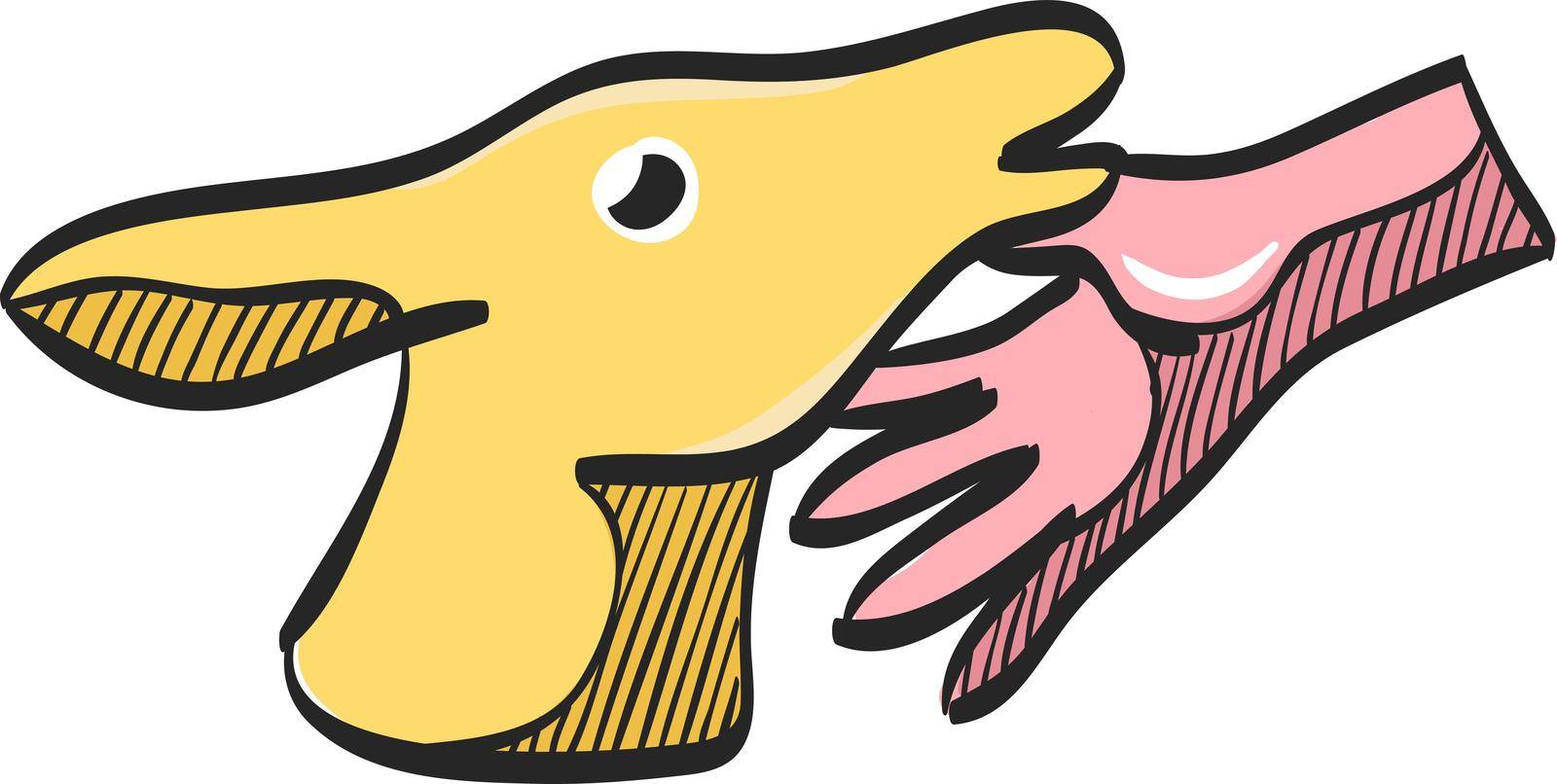 Color Sketch Icon Animal care by puruan