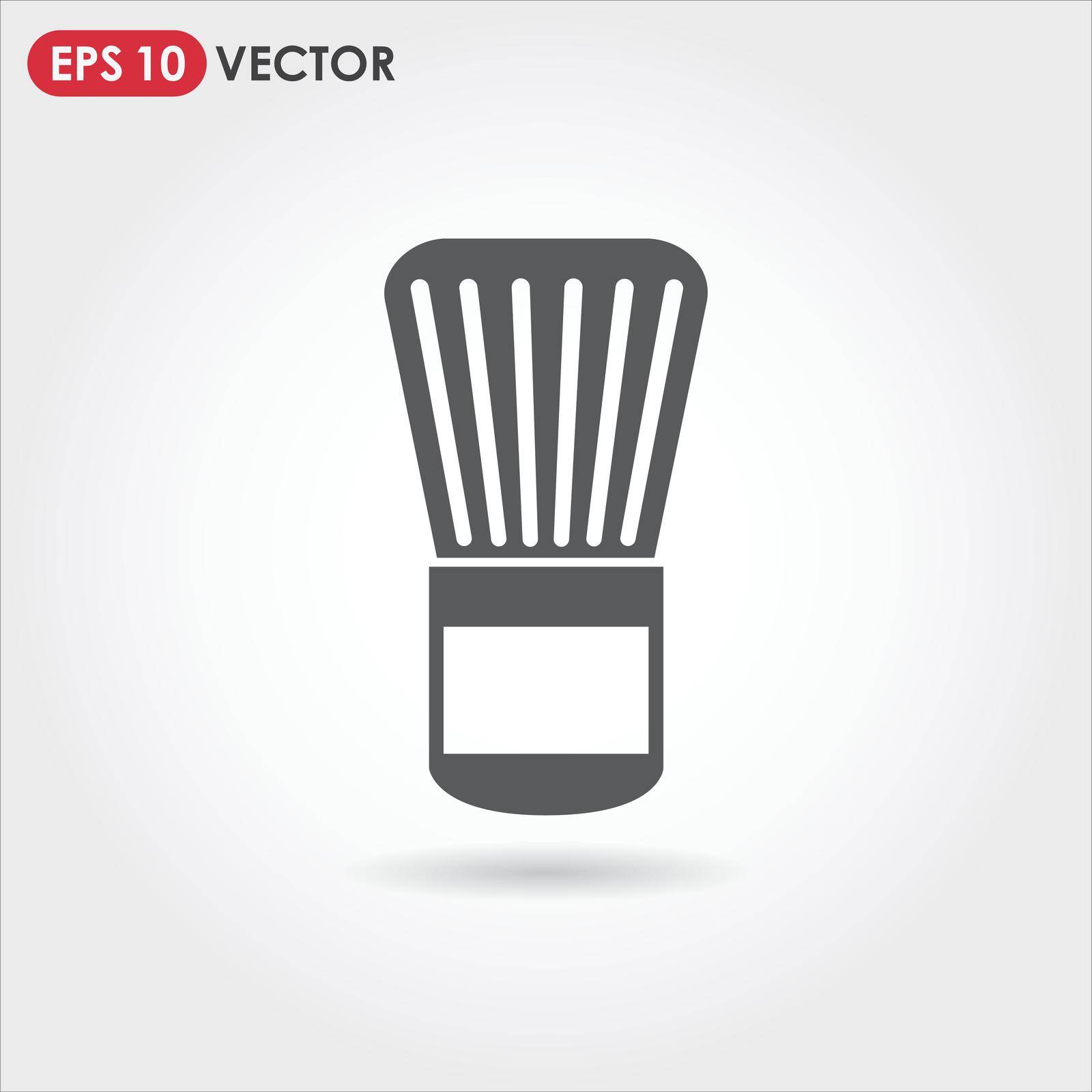 shaving brush single vector icon by govindamadhava108