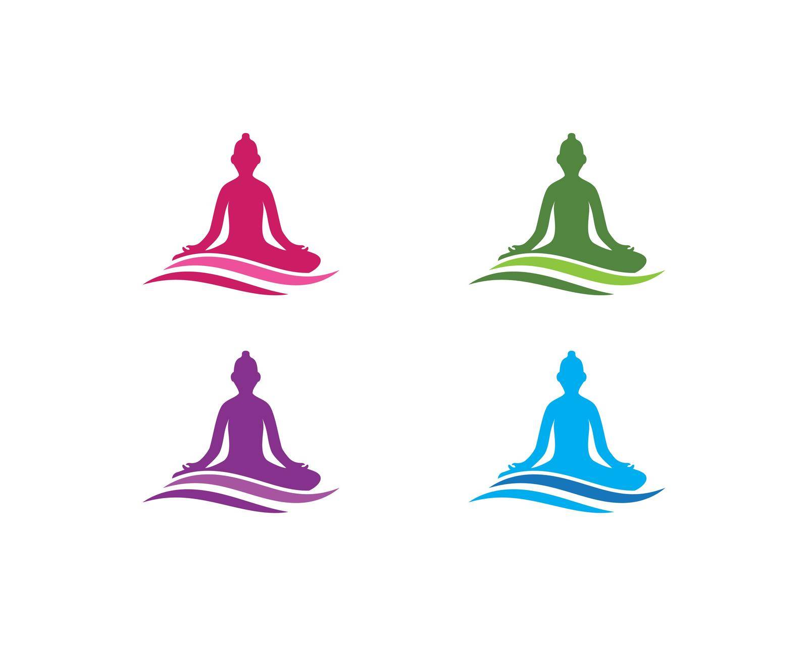 yoga logo template by awk